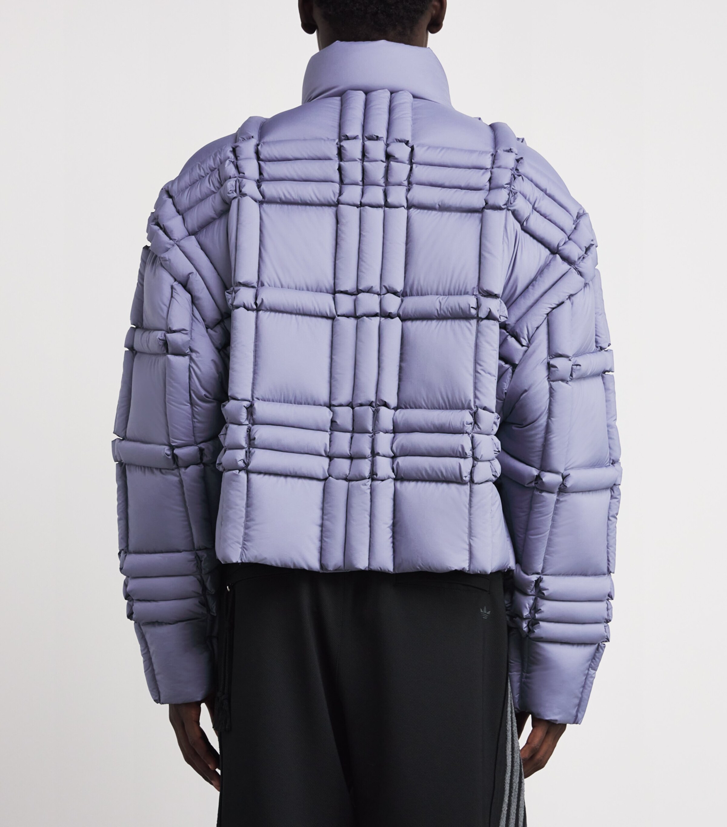 3D Down-Filled Puffer Jacket GREY Image 4