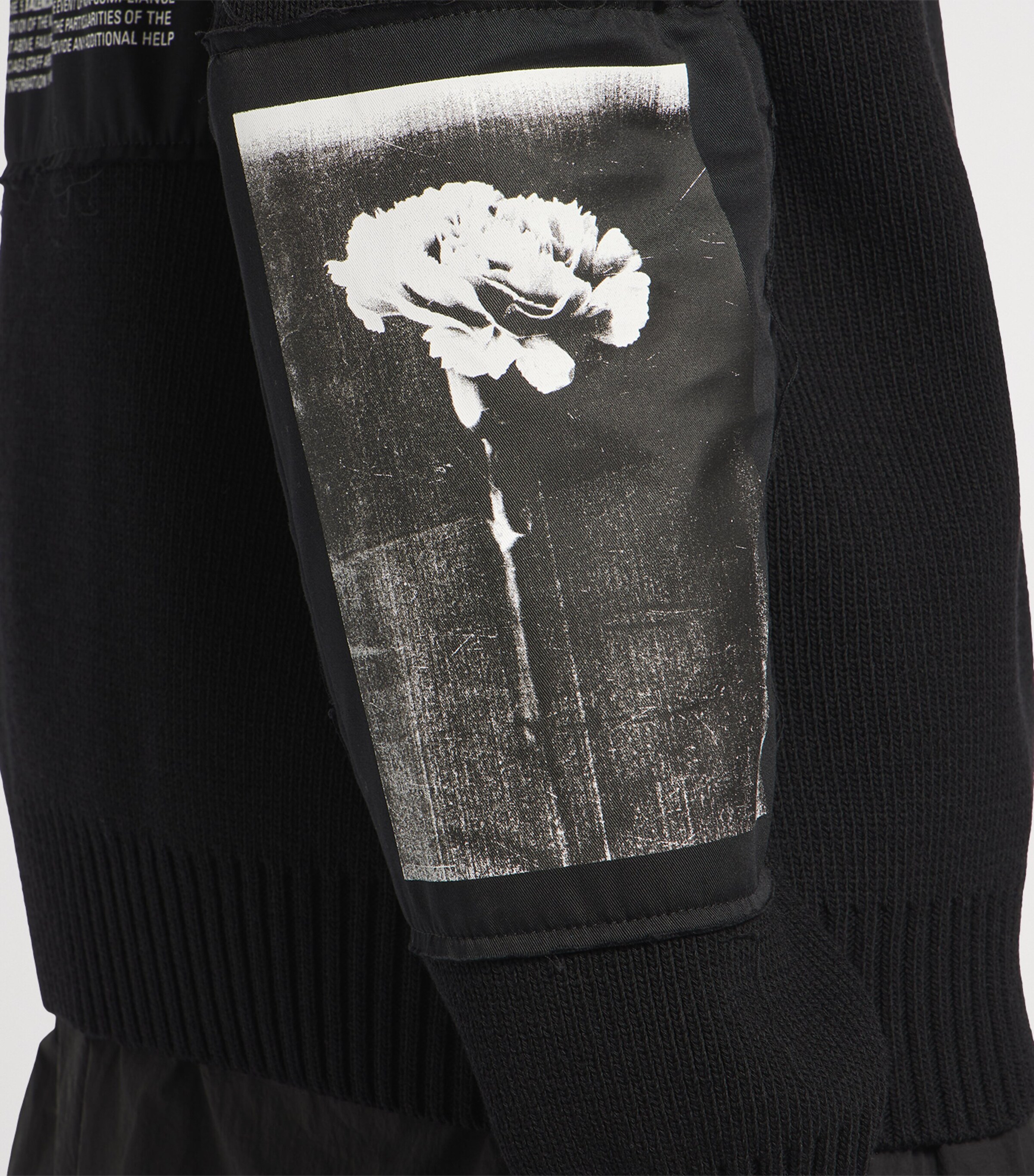 Balenciaga Mens Wool Artwork Patch Zip-Up Jacket Image 6