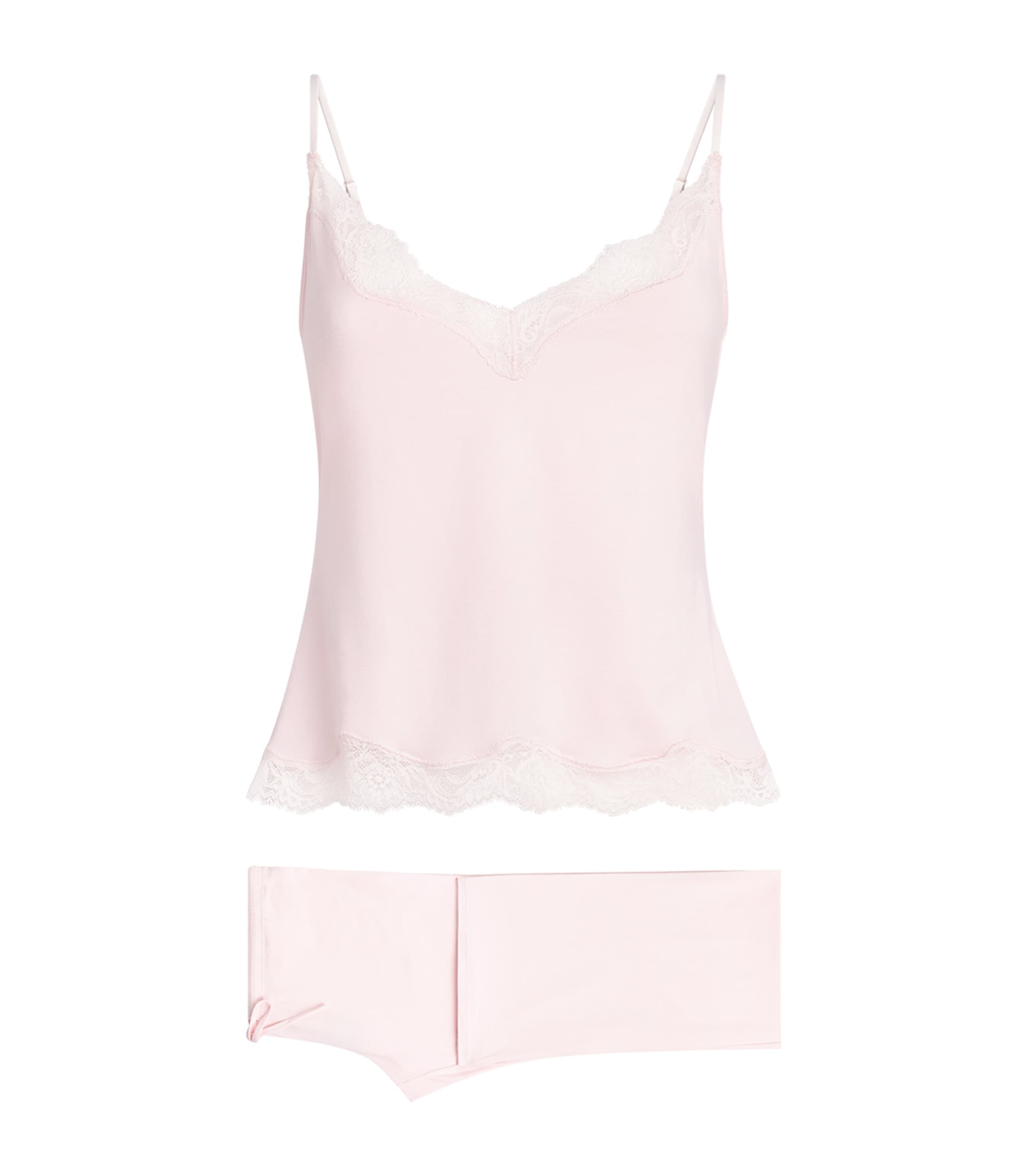 Skims Womens Sleep Cami Pyjama Set Barely Pink Image 1