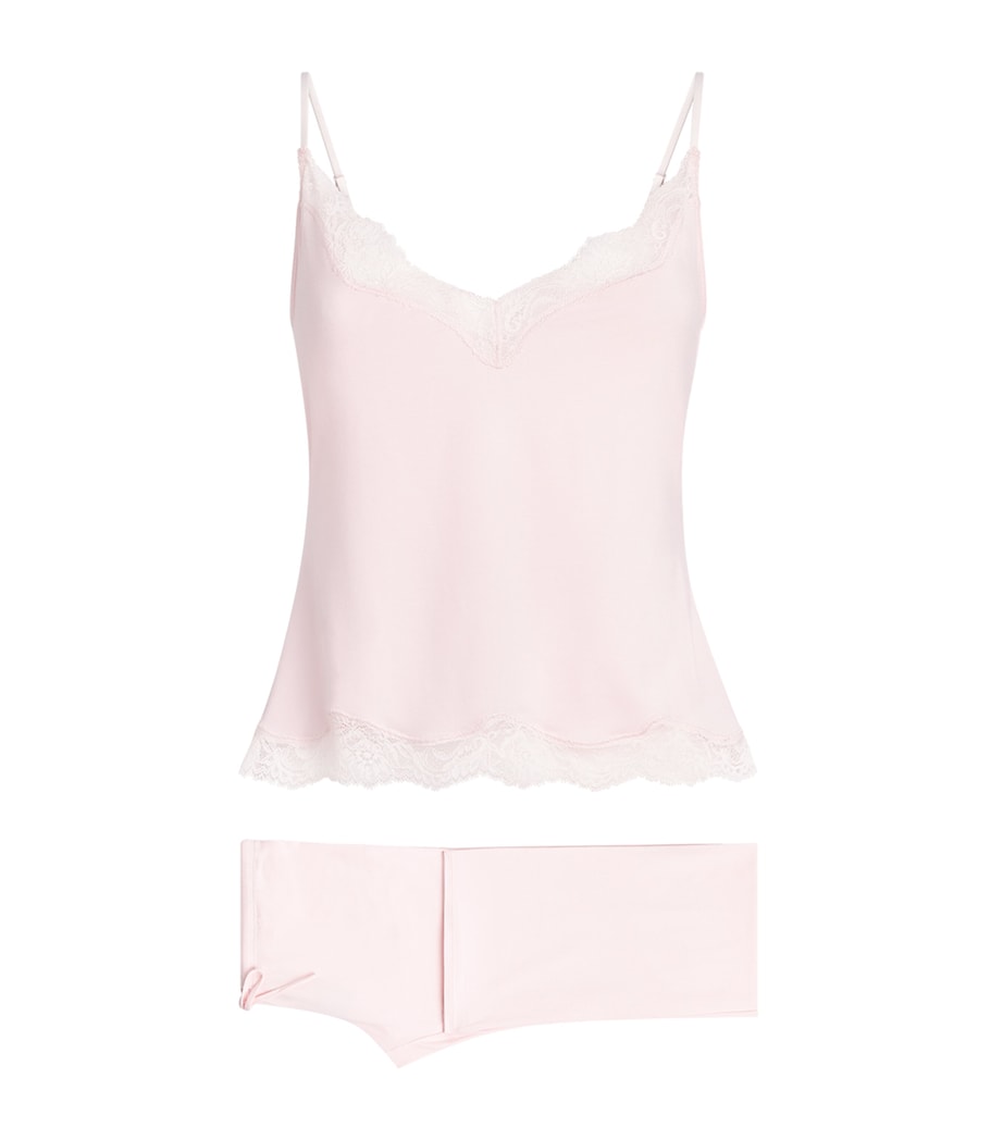 Skims Womens Sleep Cami Pyjama Set Barely Pink Image 1