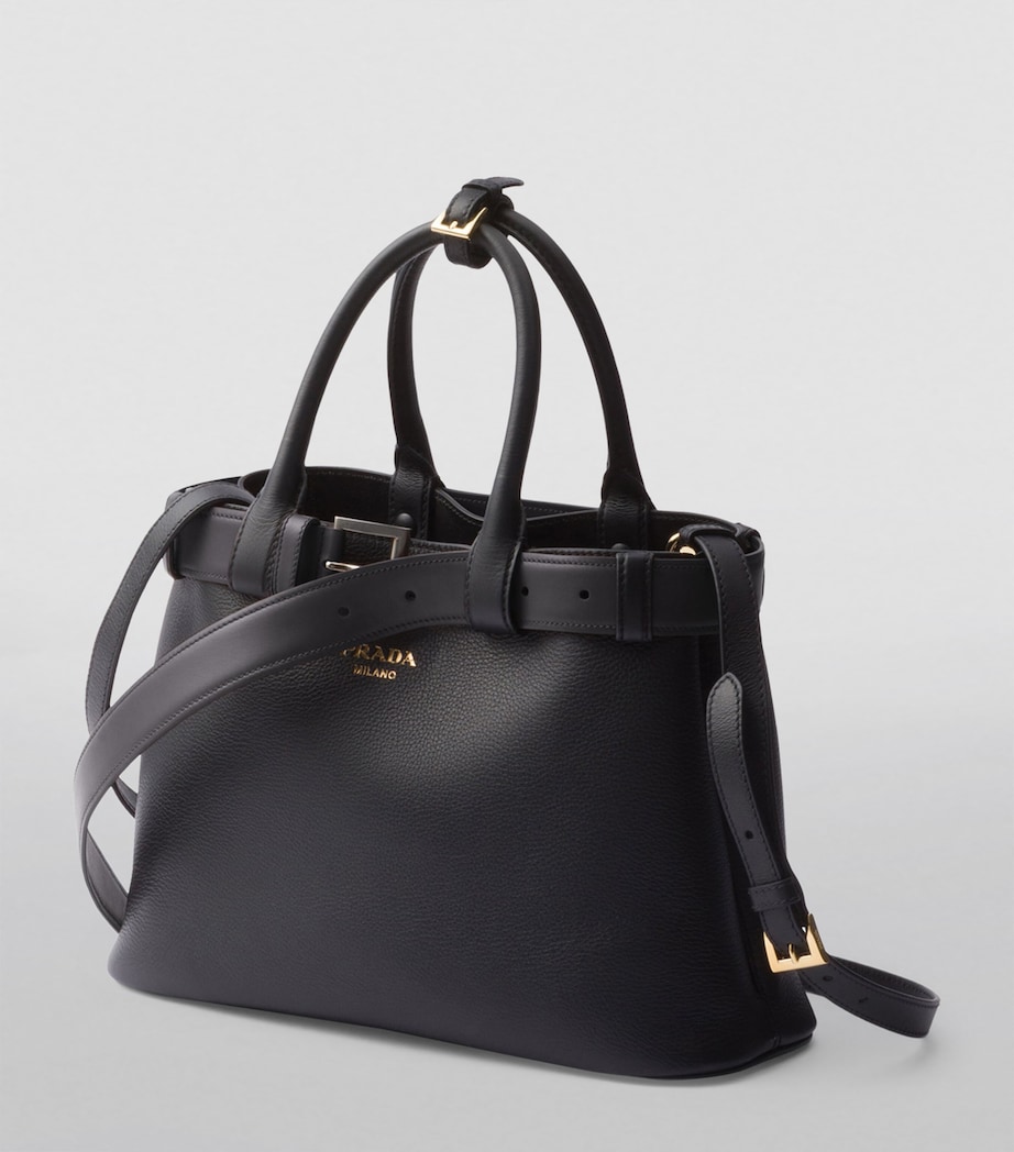 Medium Leather Buckle Tote Bag F0002 Image 2