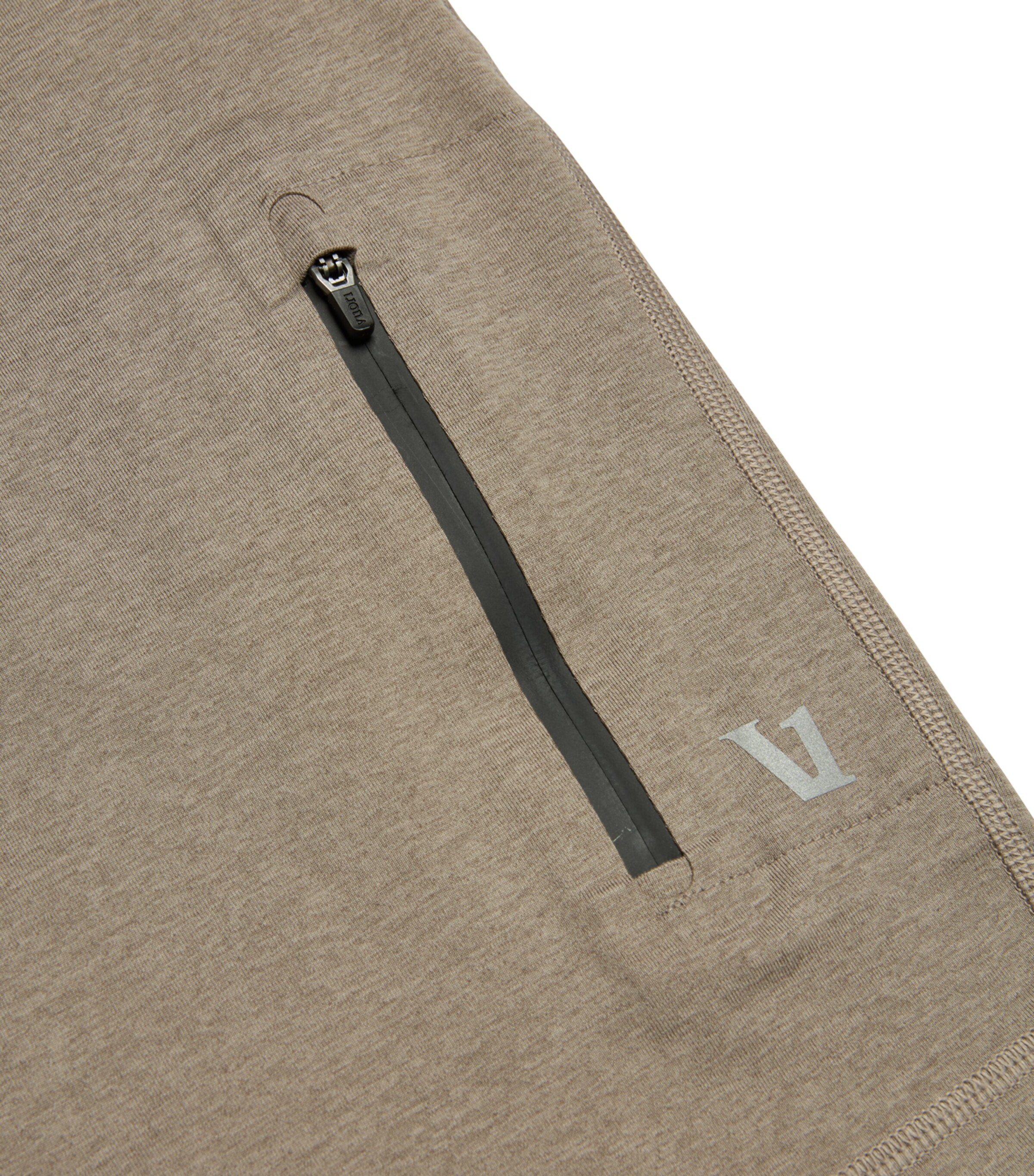 VUORI Mens Sunday Performance Shorts Hmo Mocha Heather Image 2