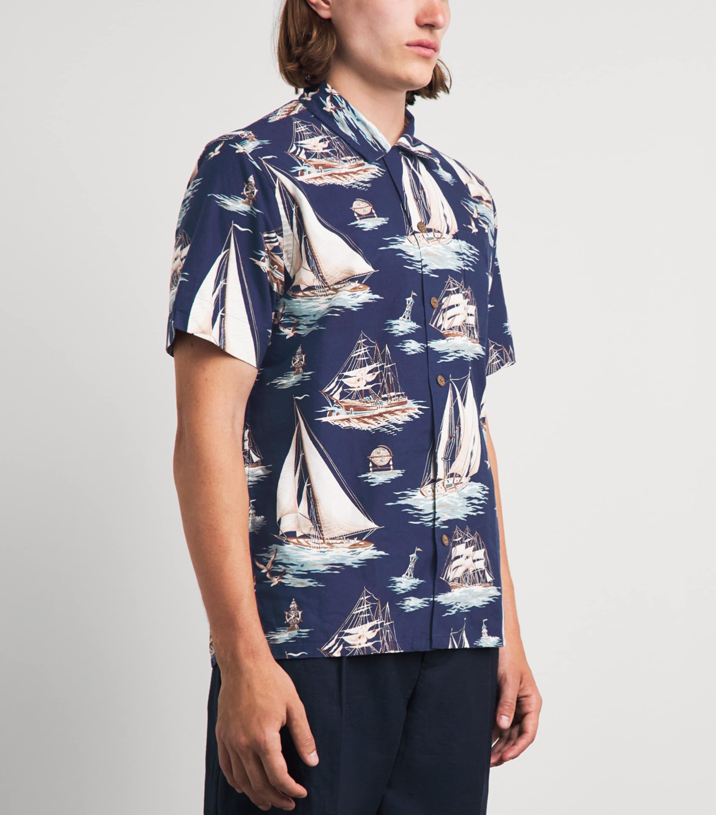 Polo Ralph Lauren Mens Cotton Sailing Boat Oxford Shirt Vintage Schners Image 4