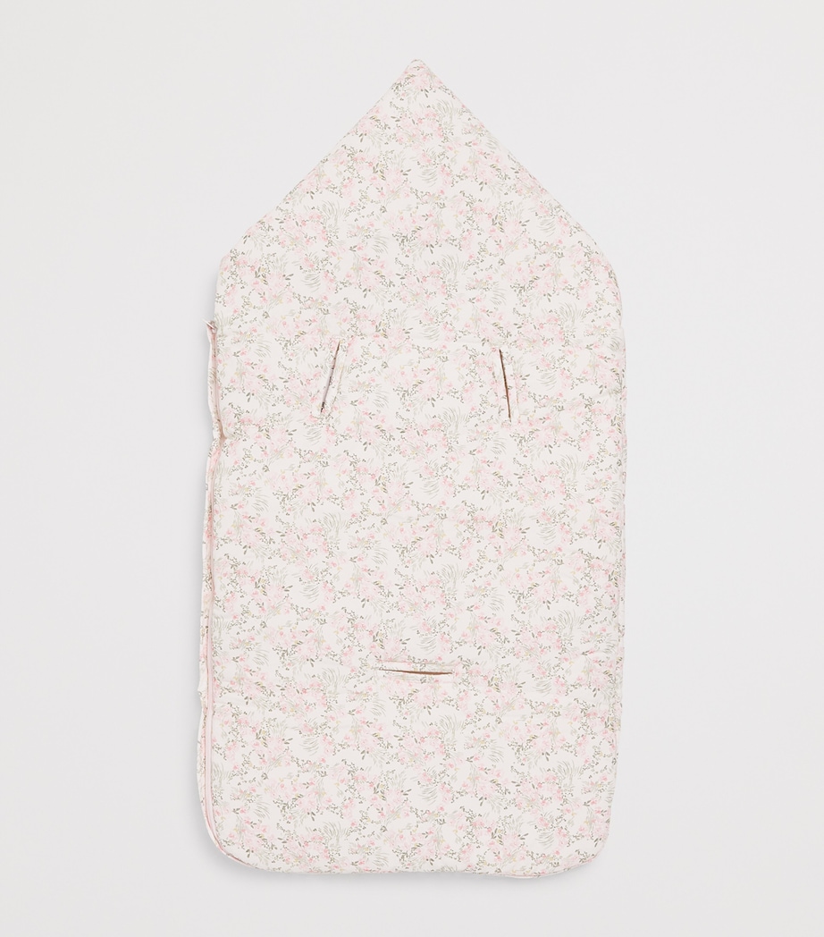 Cotton Floral Print Sleeping Nest 31ROSE PALE Image 2