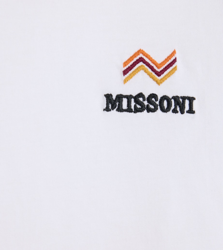 Crew-Neck Logo T-Shirt (4-14 Years) 100WHITE Image 2
