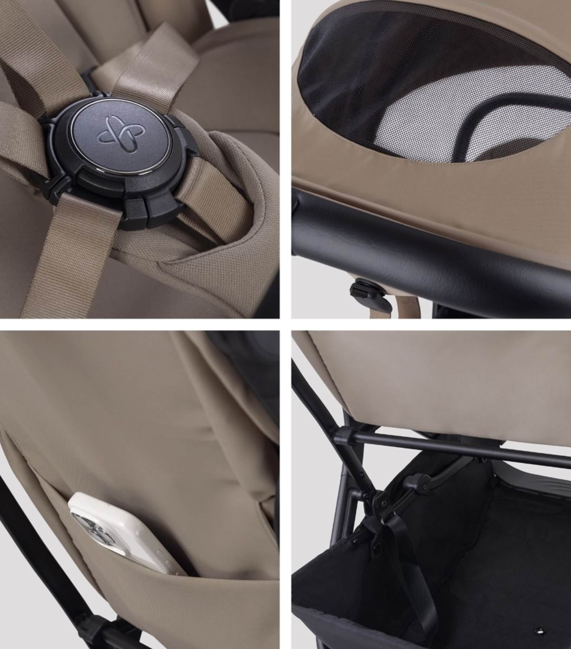 Silver Cross Nia Compact Travel Stroller Champagne Image 5