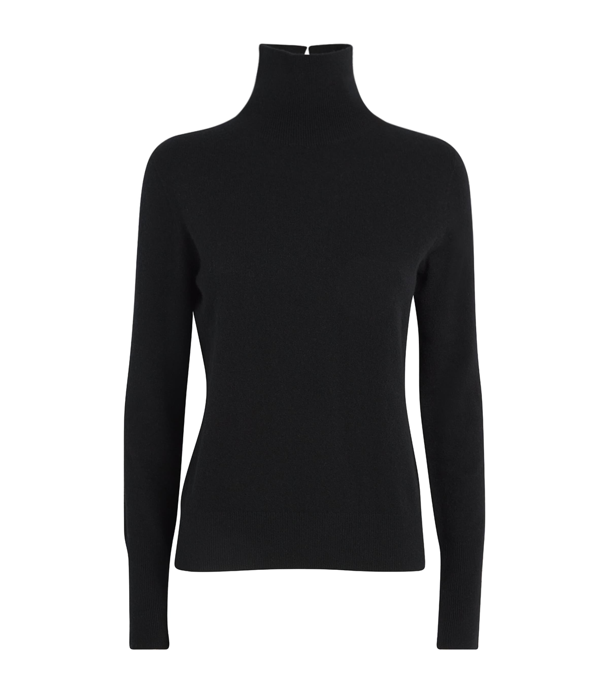 Light Pure Cashmere High-Neck Sweater BLACK Image 1