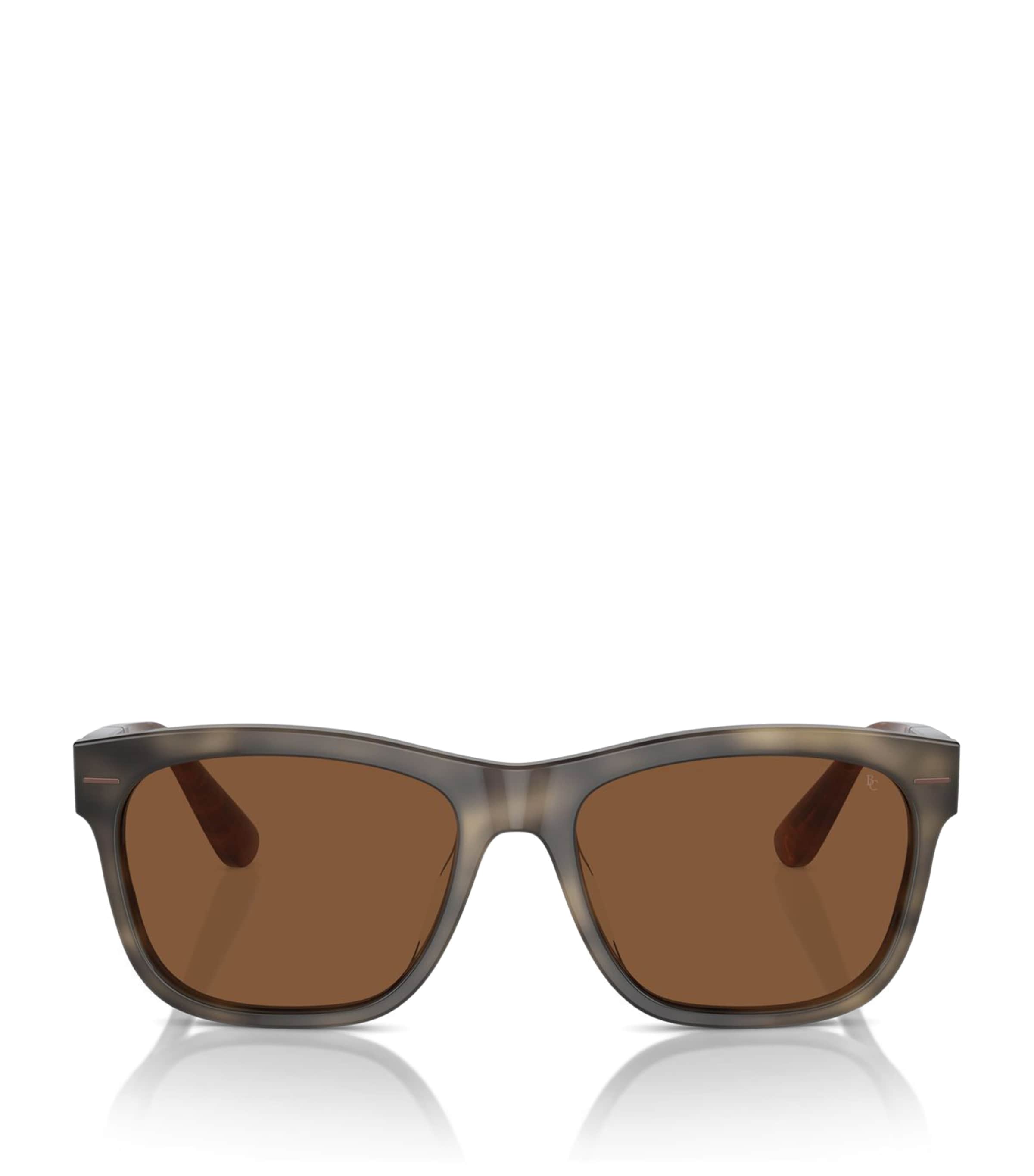 Brunello Cucinelli Polarized Acetate Cat-eye Sunglasses In Brown