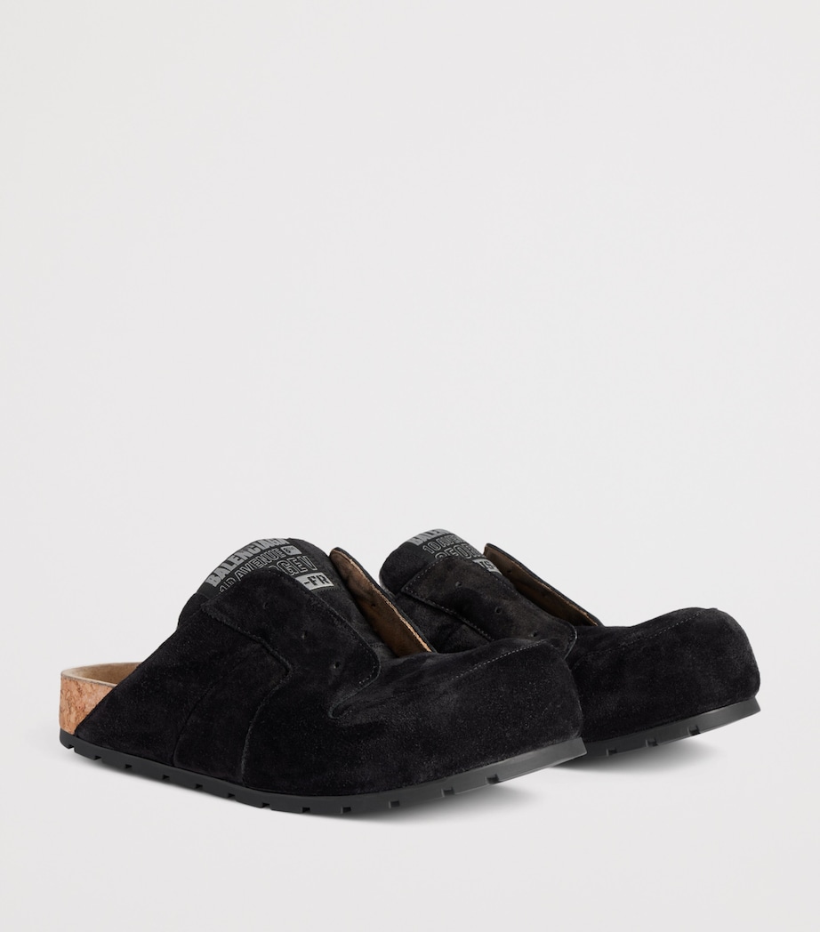Suede Dumbo Mules 1000 Image 7