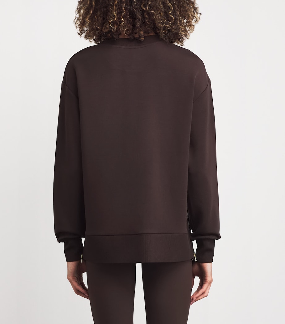 DoubleSoft Gabriella Sweatshirt COFFEE BEAN Image 4