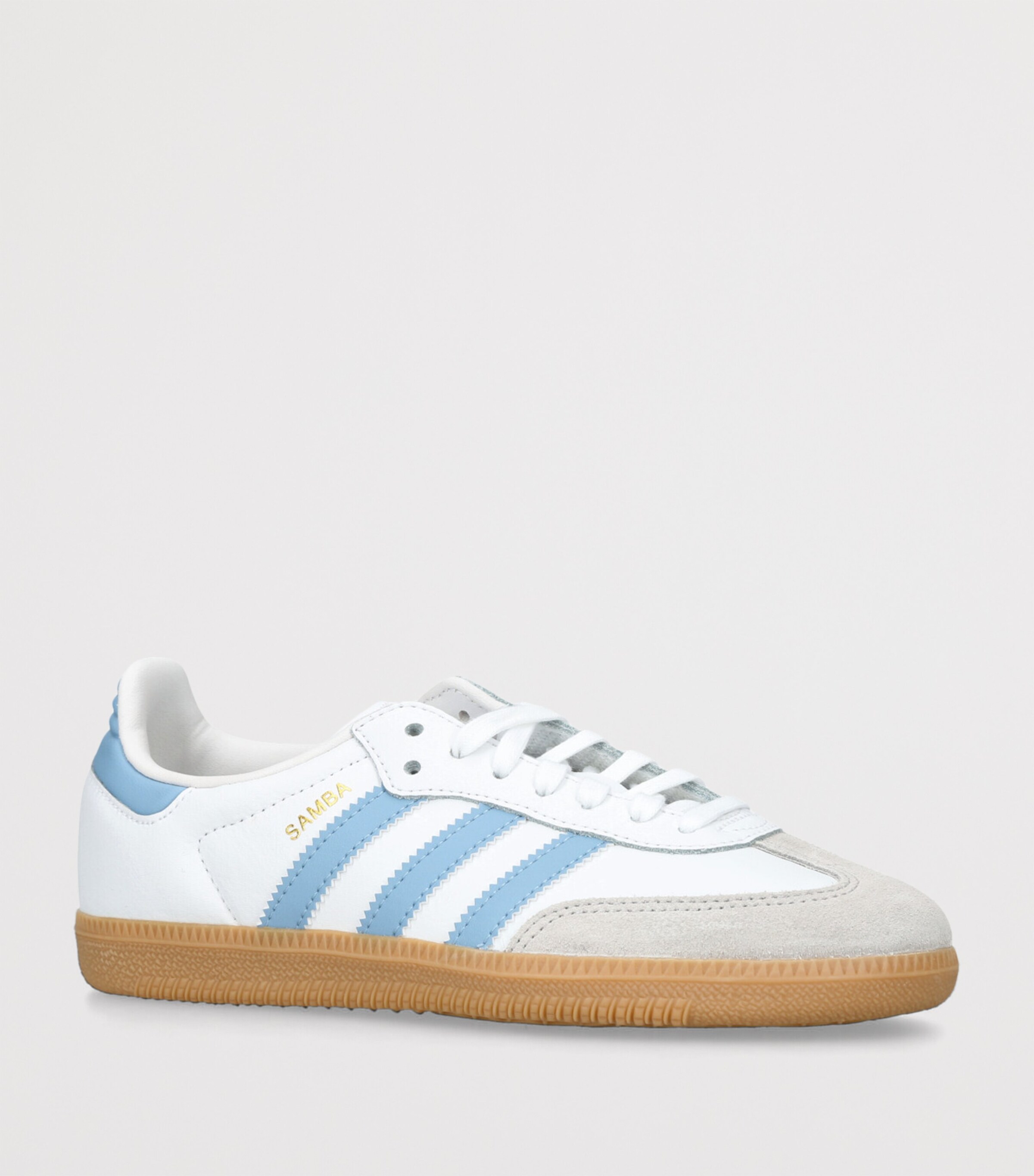 adidas Kids Originals Samba OG Sneakers Pale Blue Image 3