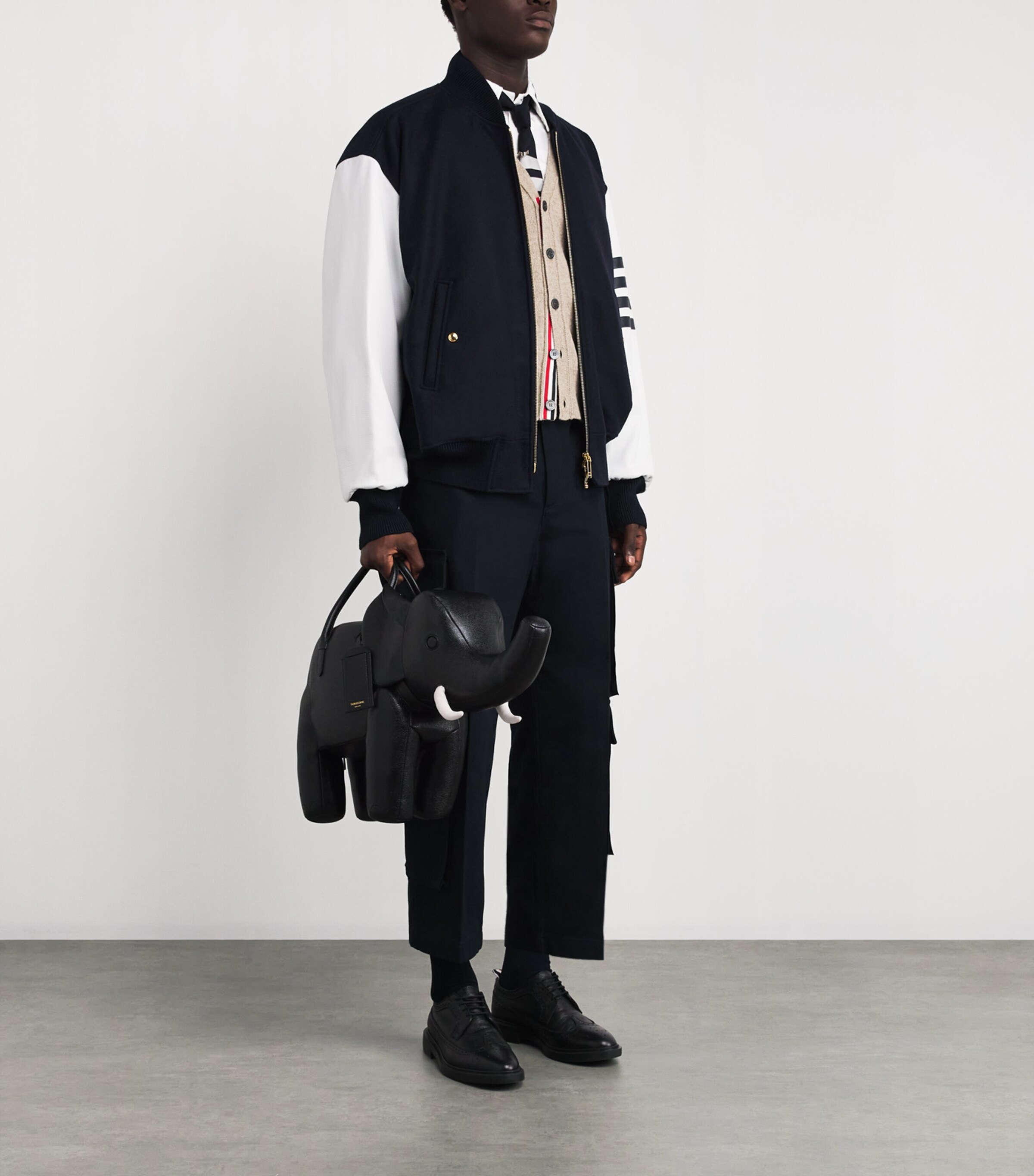 4-Bar Stripe Shirt WHITE Image 2