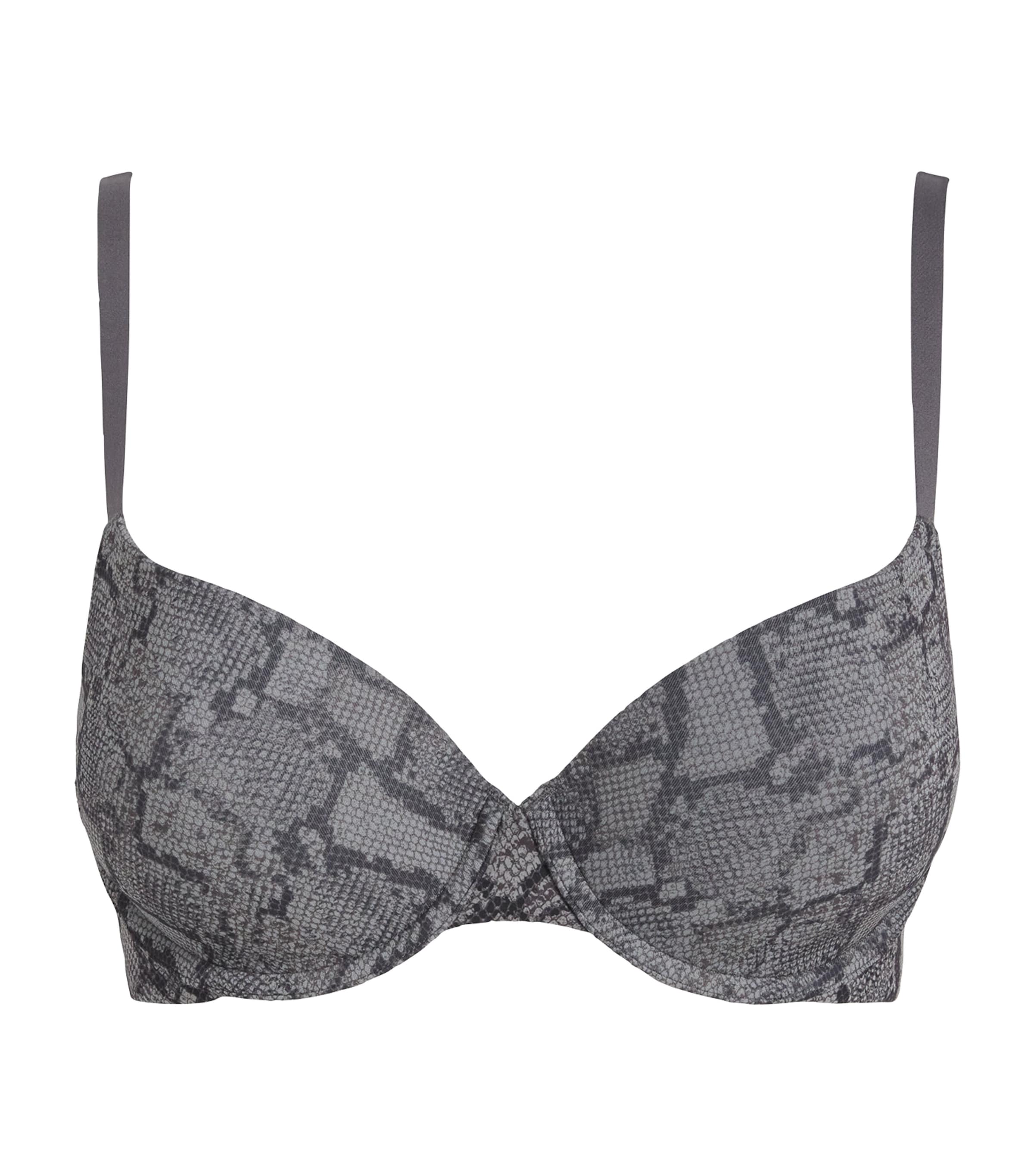 Skims Fits Everybody T-shirt Bra In Gray