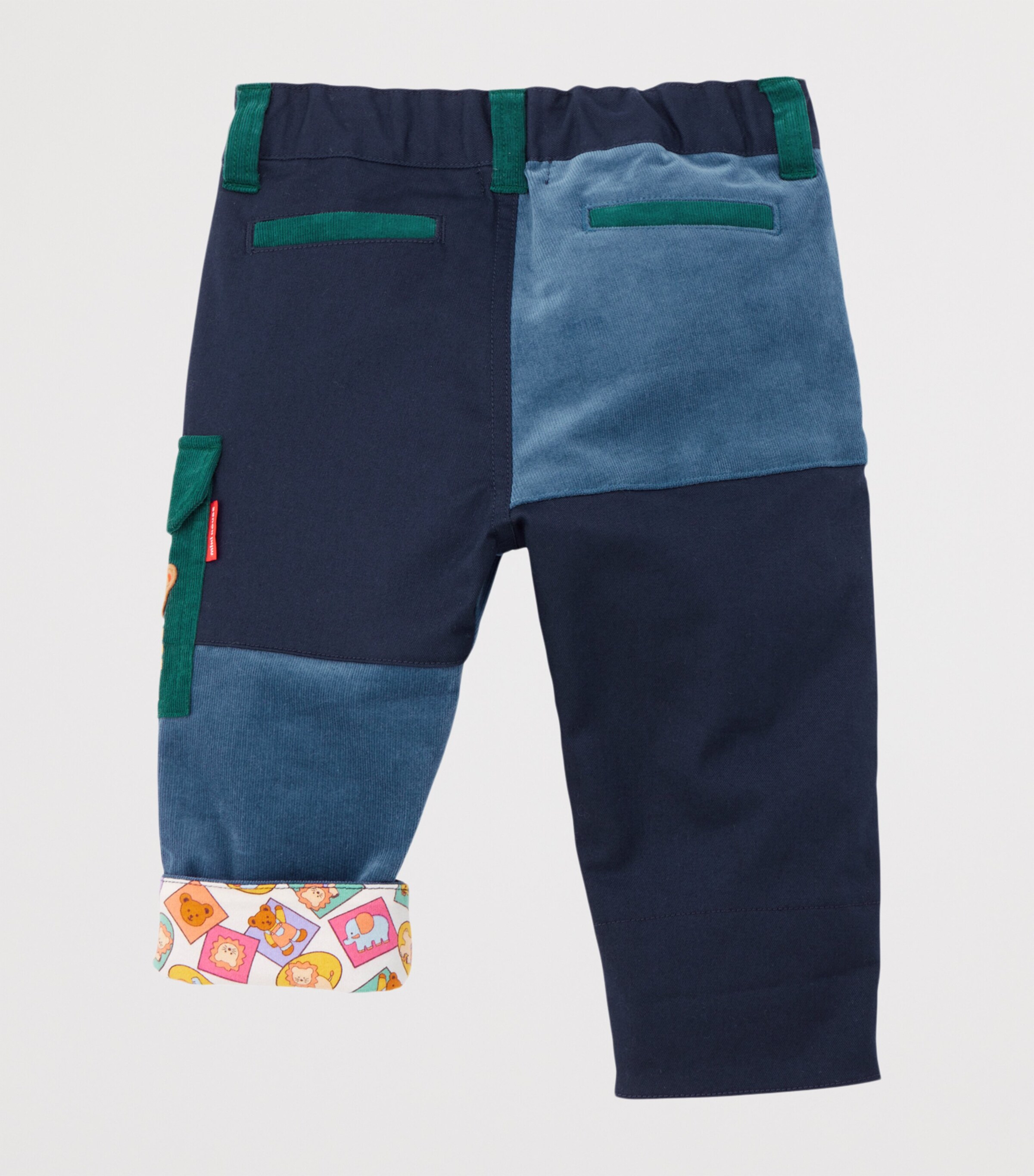 Cotton-Blend Patchwork Embroidered Trousers (2-5 Years) 3 Image 8