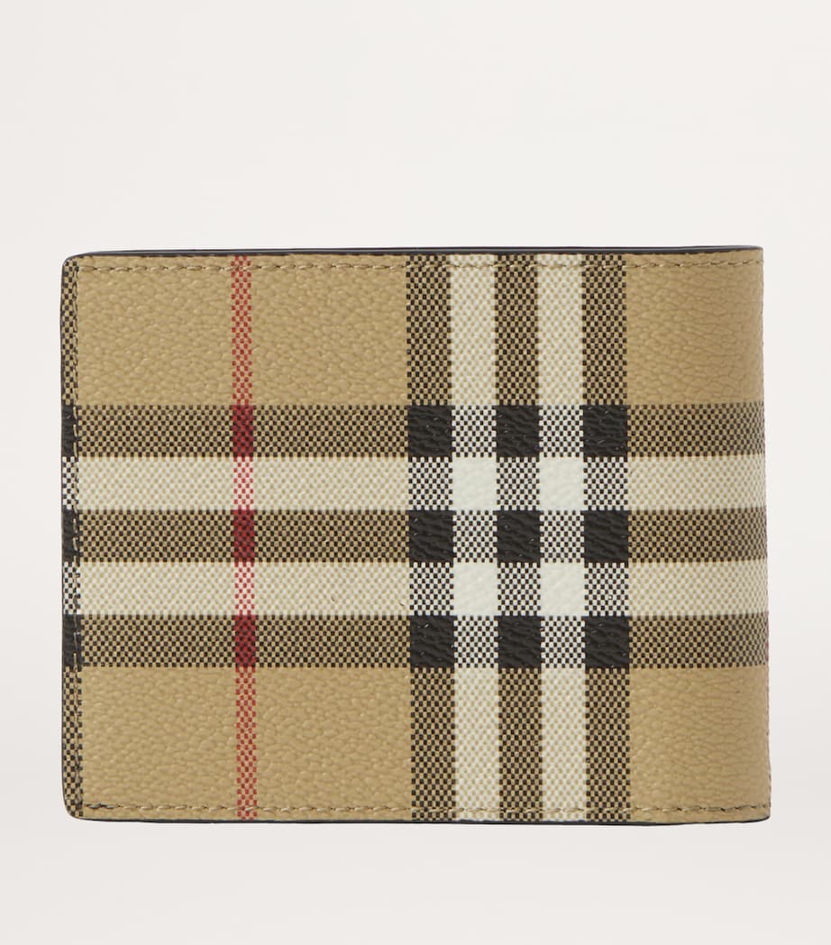 Slim Check Bifold Wallet ARCHIVE BEIGE Image 4