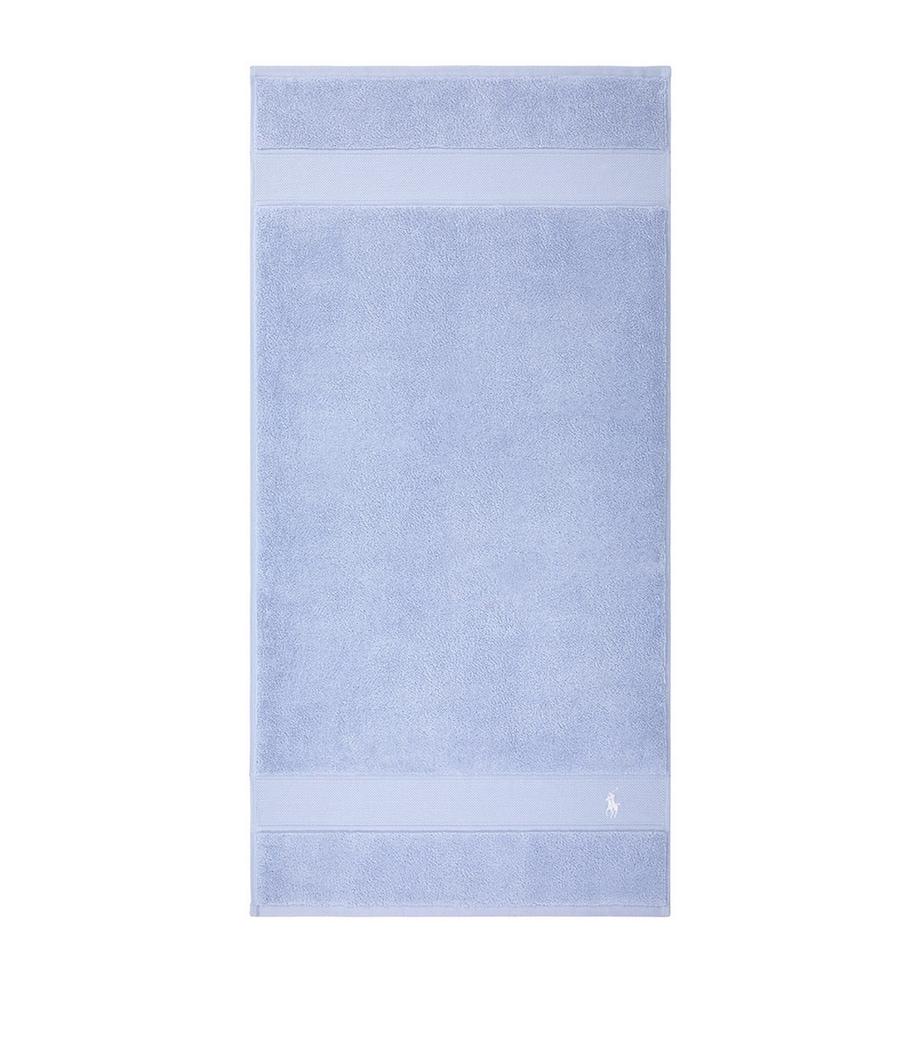 Polo Player Hand Towel (50cm x 100cm) OFFICE BLUE Image 6