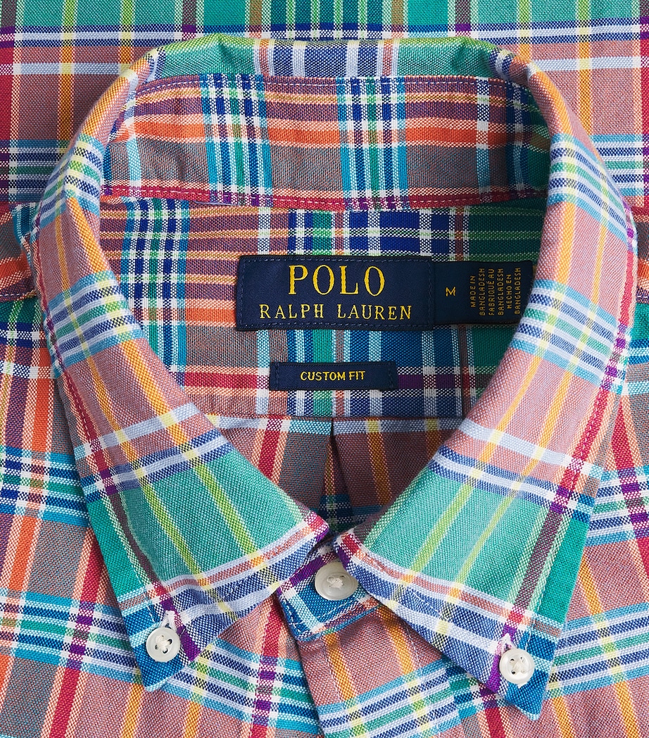 Cotton Check Oxford Shirt 1606B MLN SP RYL MLT Image 5