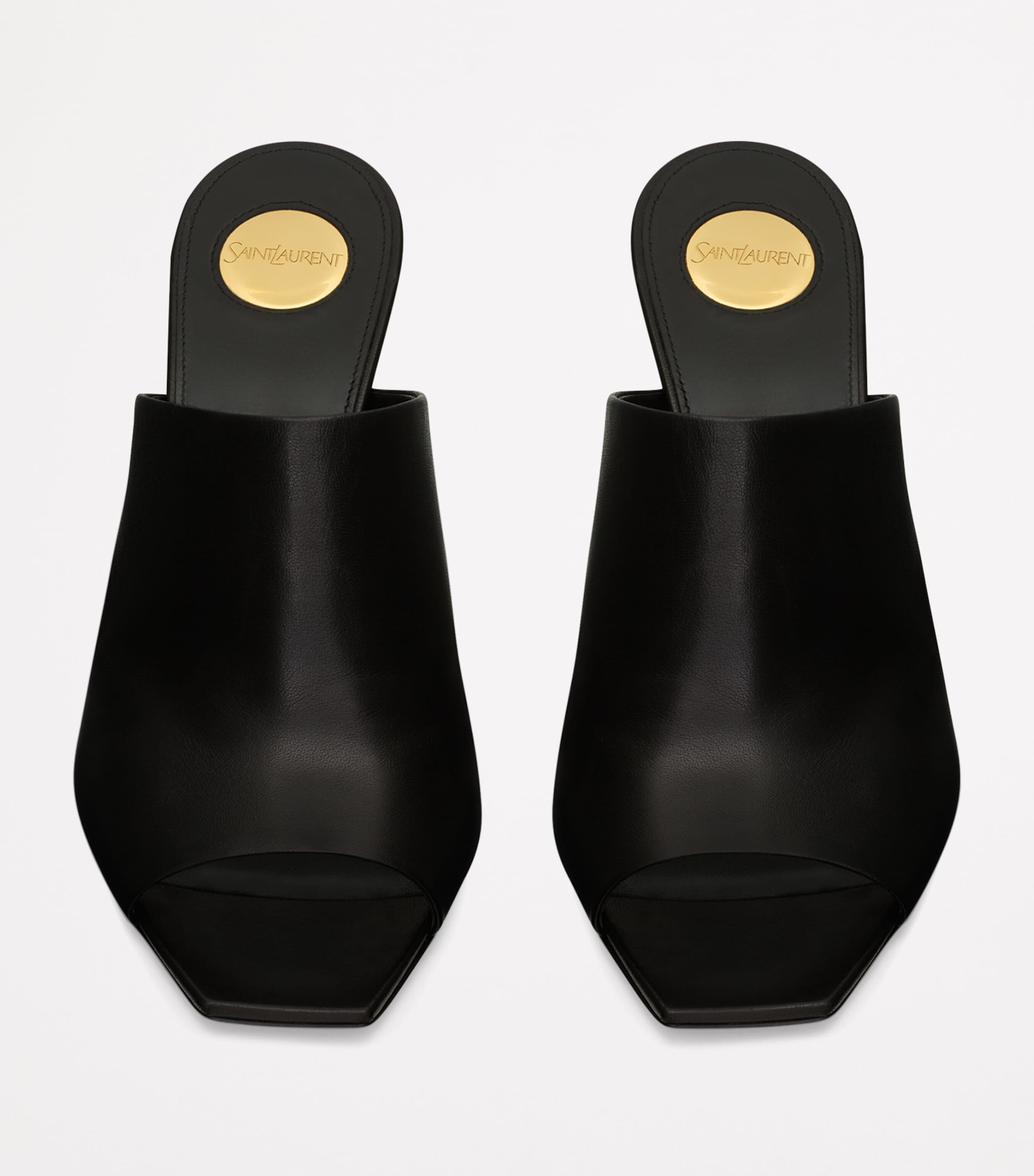 サンダル・ミュール Saint Laurent Saint LAurent Jill 95 Mule Saint Laurent Leather Jill Mules 95 | Harrods US