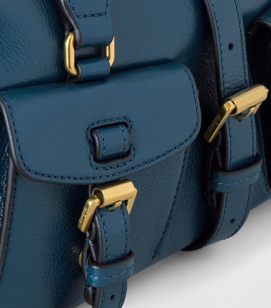 Mulberry Small Leather Roxanne Top-Handle Bag Out Of The Blue Image 4