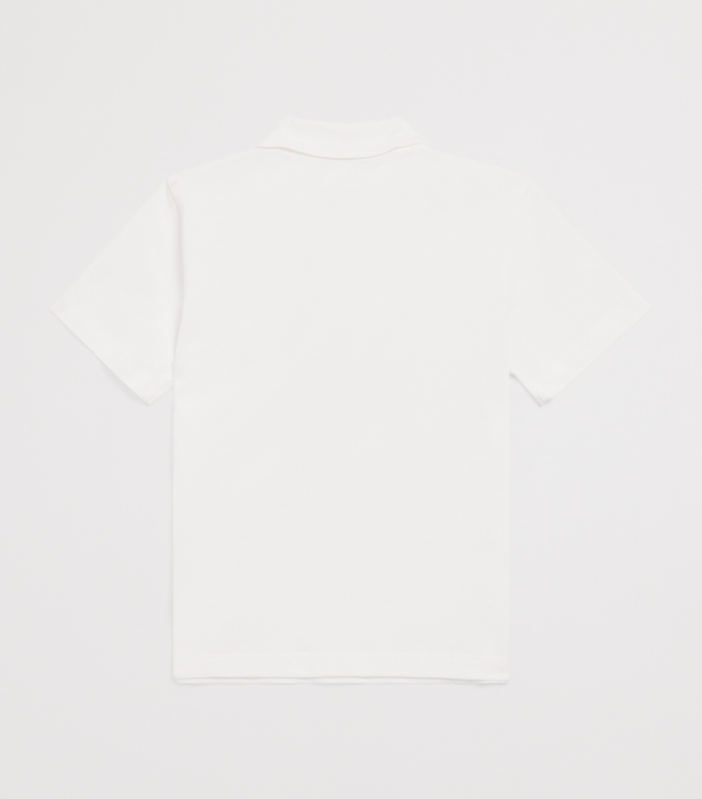 Cotton Piqué Medusa Polo Shirt (6-14 Years) 2W110WHITE+GOLD Image 2