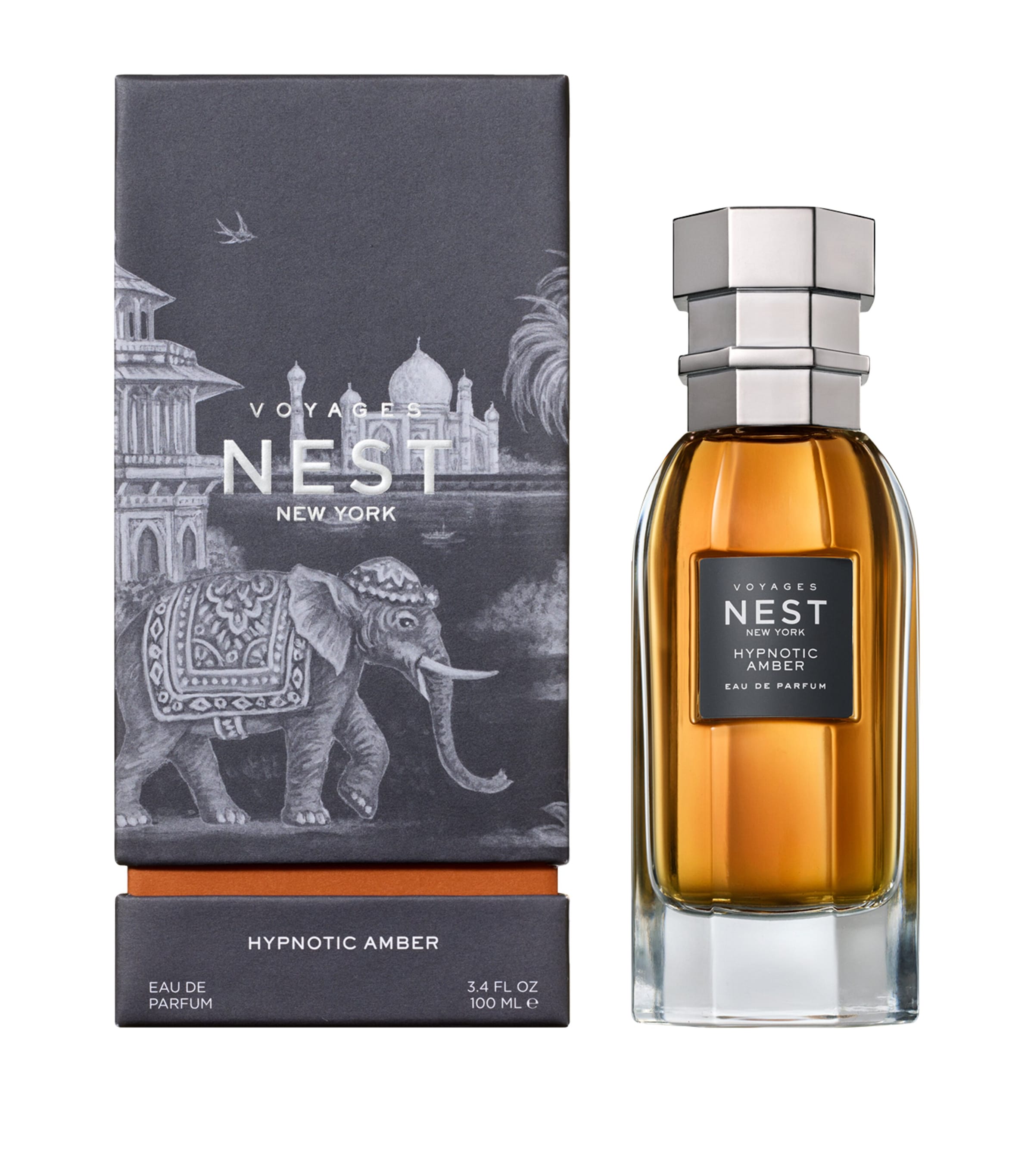 NEST New York VOYAGES Hypnotic Amber Eau de Parfum (100ml) | Perfume | Womens Perfume | Mens Aftershave | Unisex Perfumes | Beauty Exclusives | Designers | NEST New York