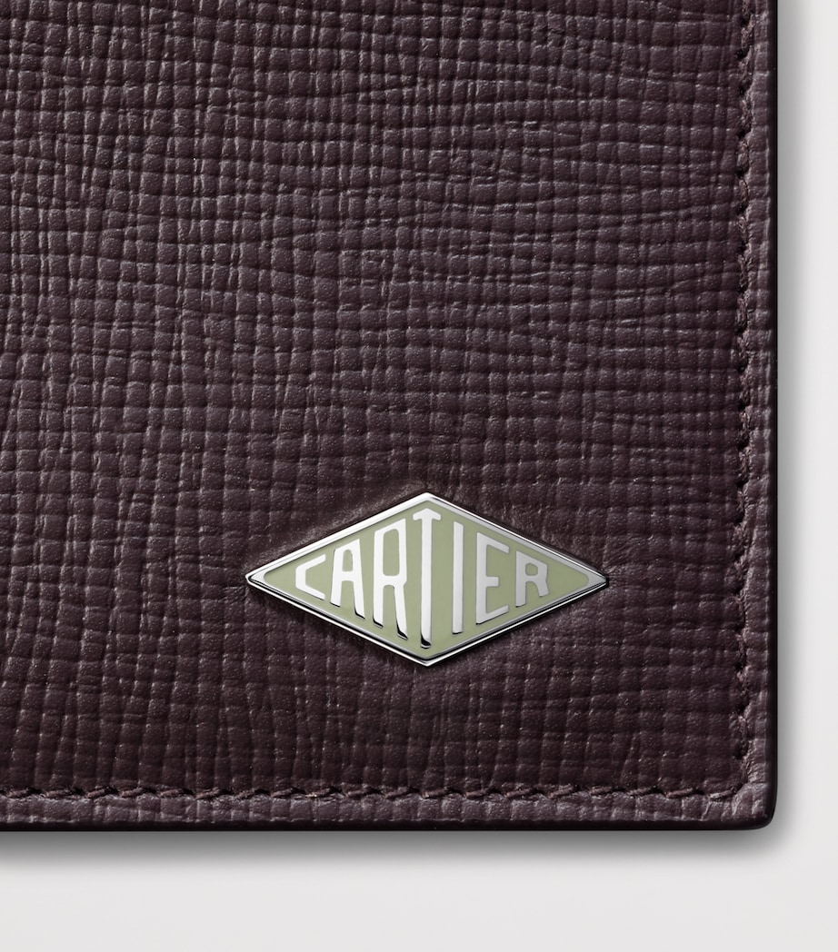Cartier Leather Losange Card Holder Ebony/pistachio Image 4