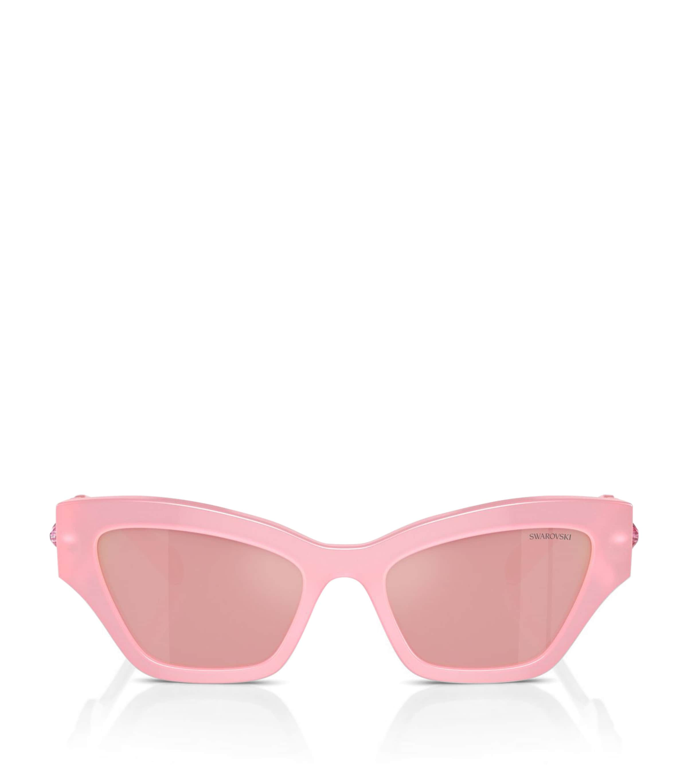 Swarovski Acetate Sk6021 Sunglasses In Pink