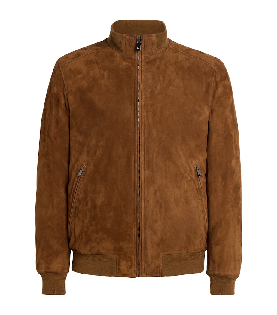 Suede Bomber Jacket 42 BROWN Image 1