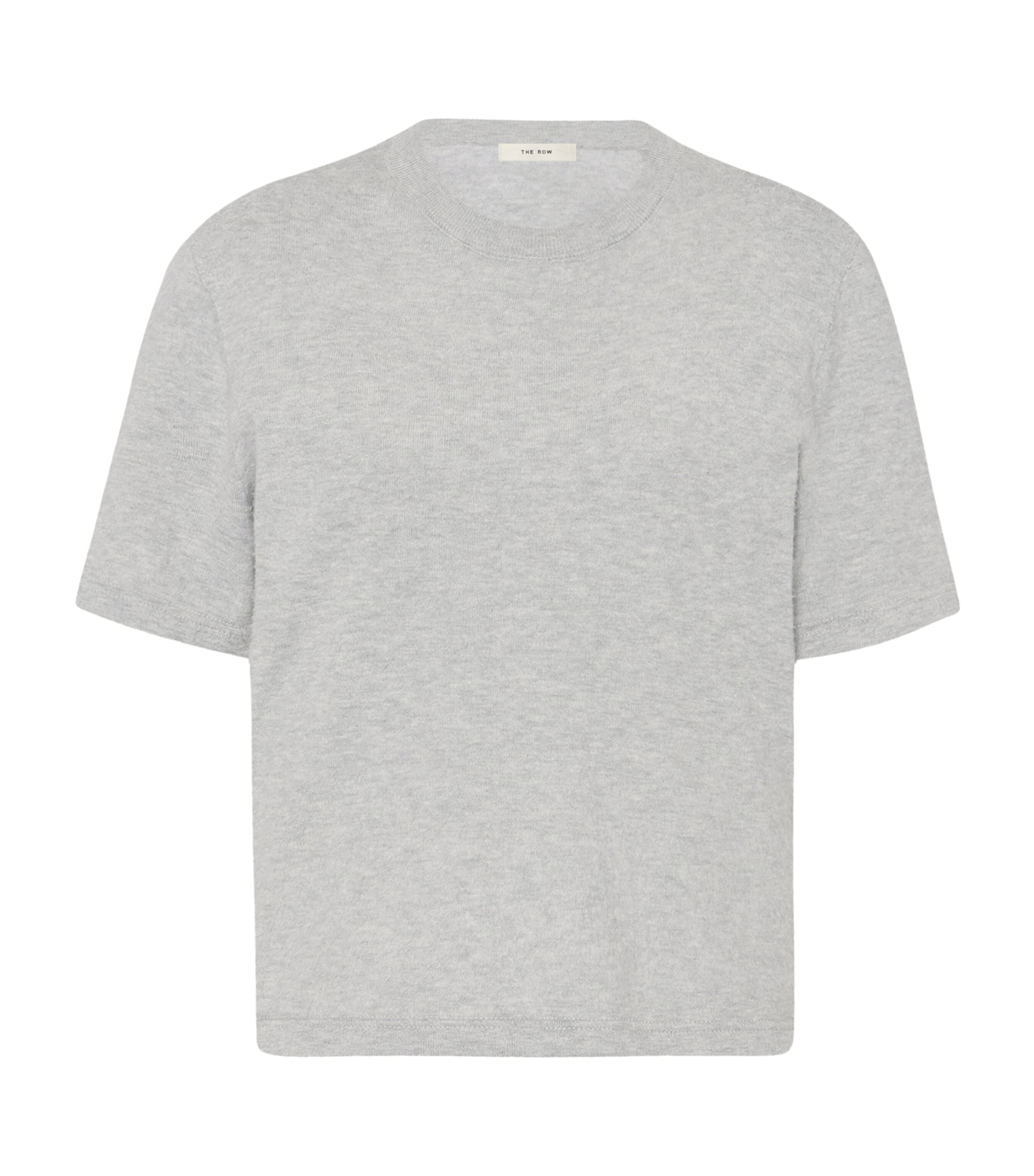 The Row Karpa Cotton T-shirt In Gray