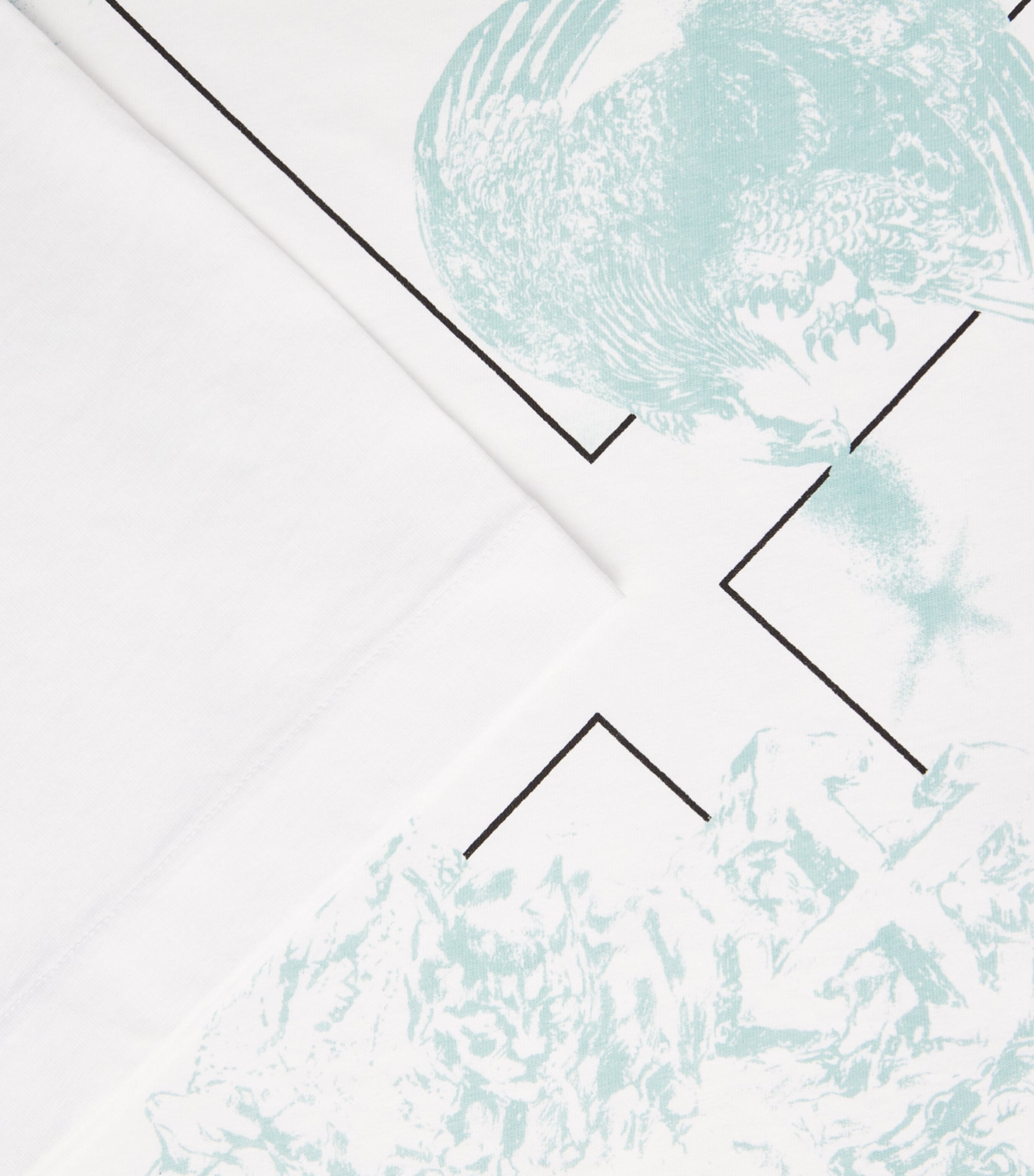Off-White Mens Cotton Moon Arrows T-Shirt White Image 6