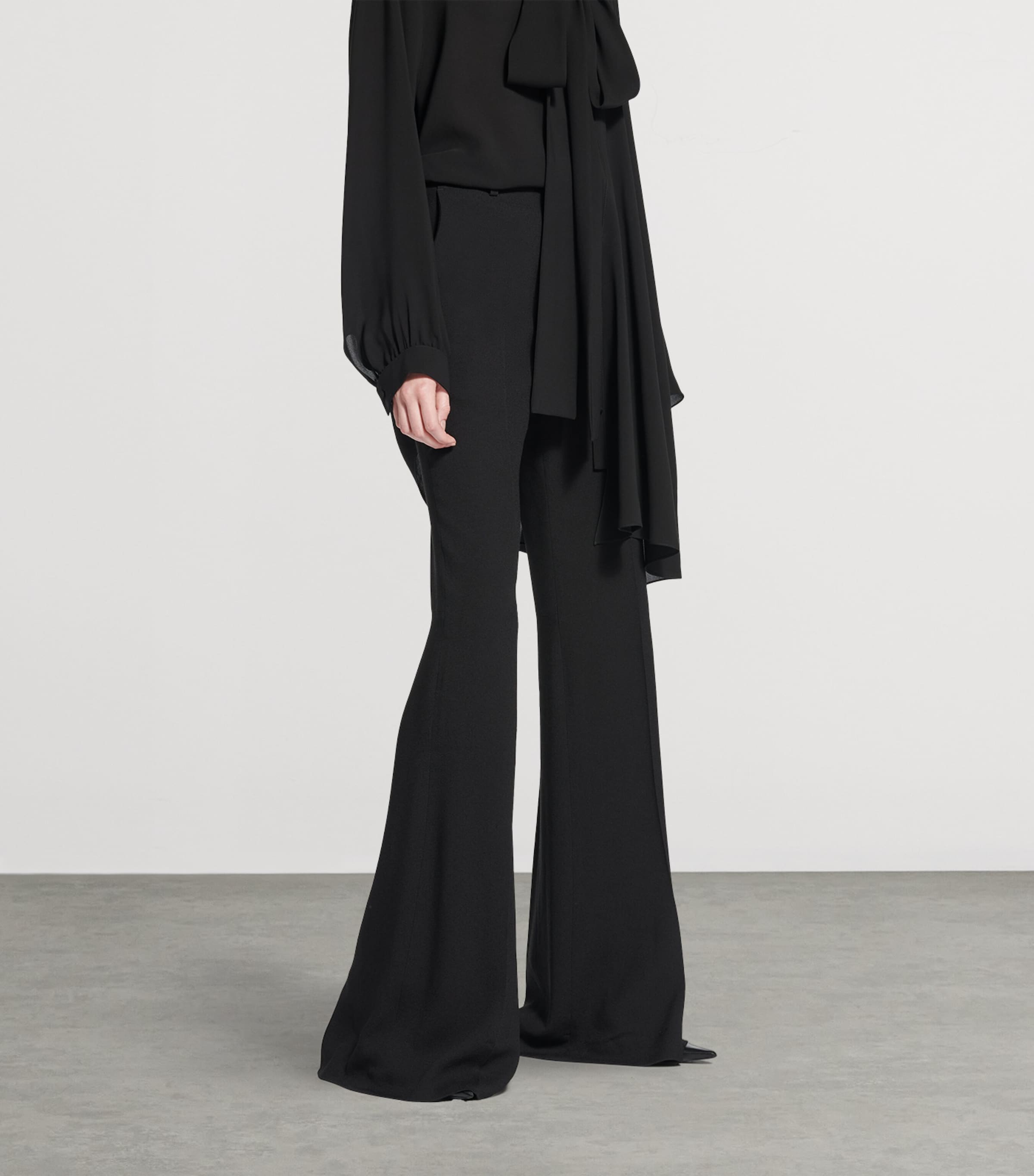 Balenciaga Flared Trousers | Harrods US