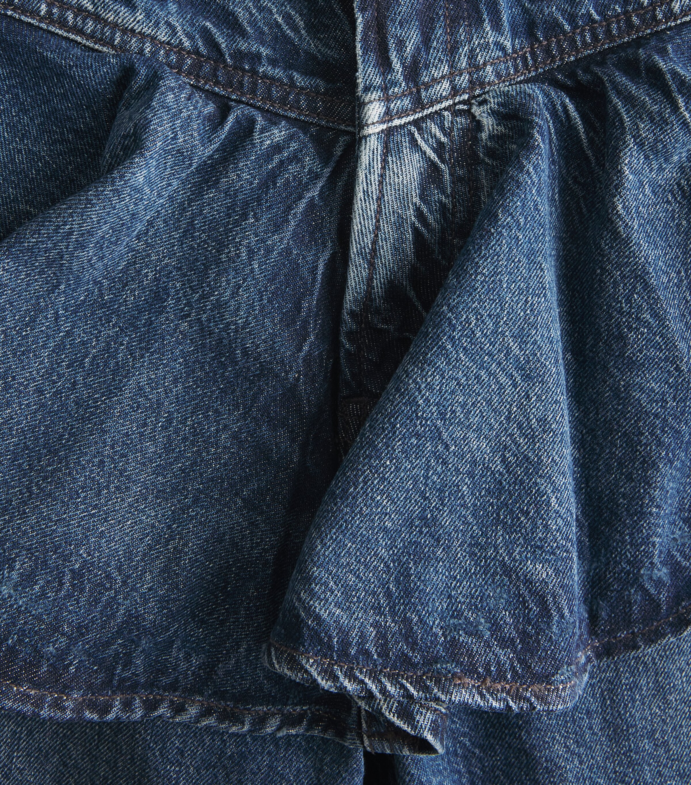 AGOLDE Womens Peplum Straight Jeans Peak Image 6