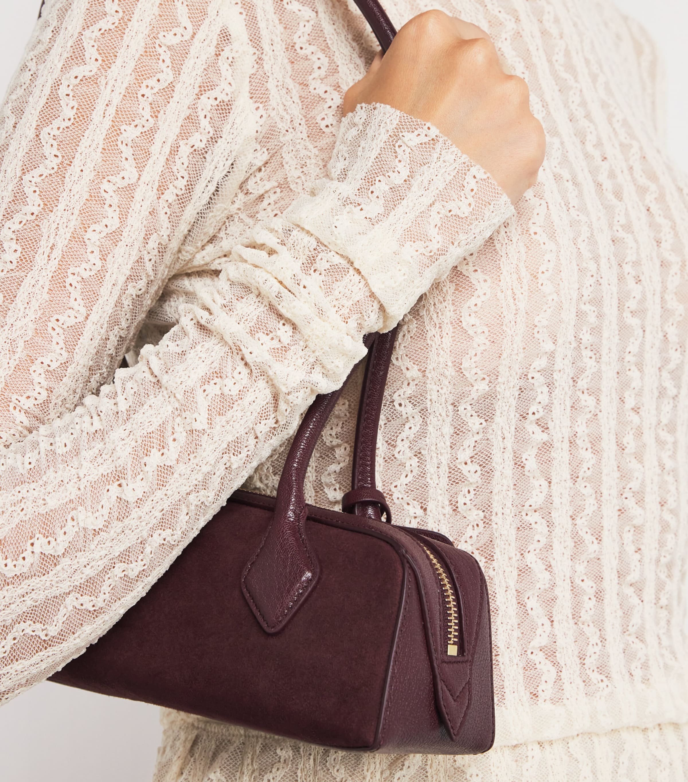 Lace Long-Sleeve T-Shirt ECRU Image 6