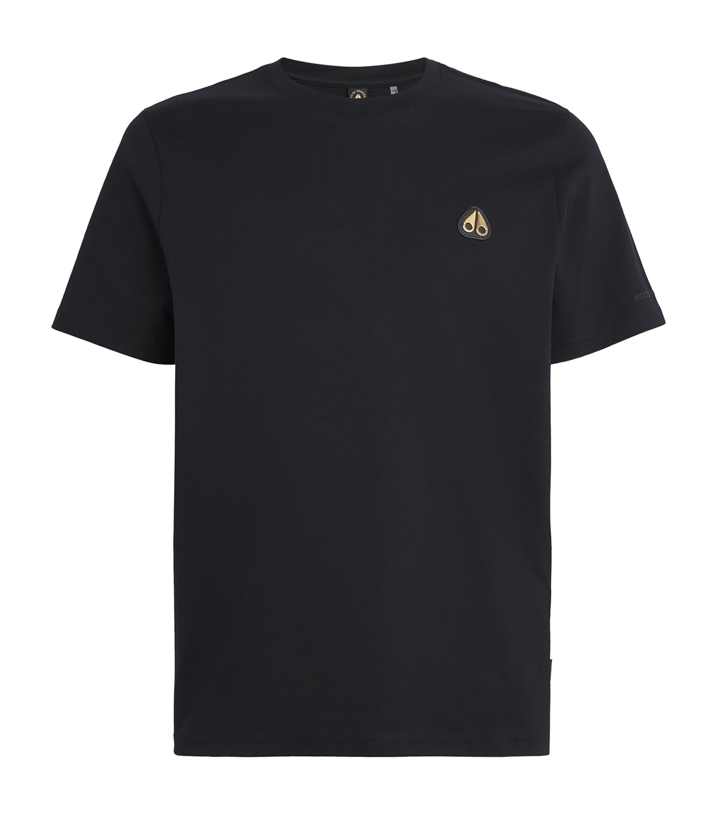 Moose Knuckles Pima Cotton Crescent T-shirt In Black