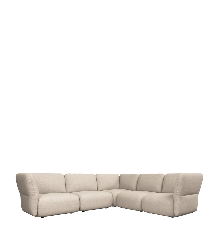 BoConcept Large Paraggi 6-Seater Corner Sofa Beige Image 5