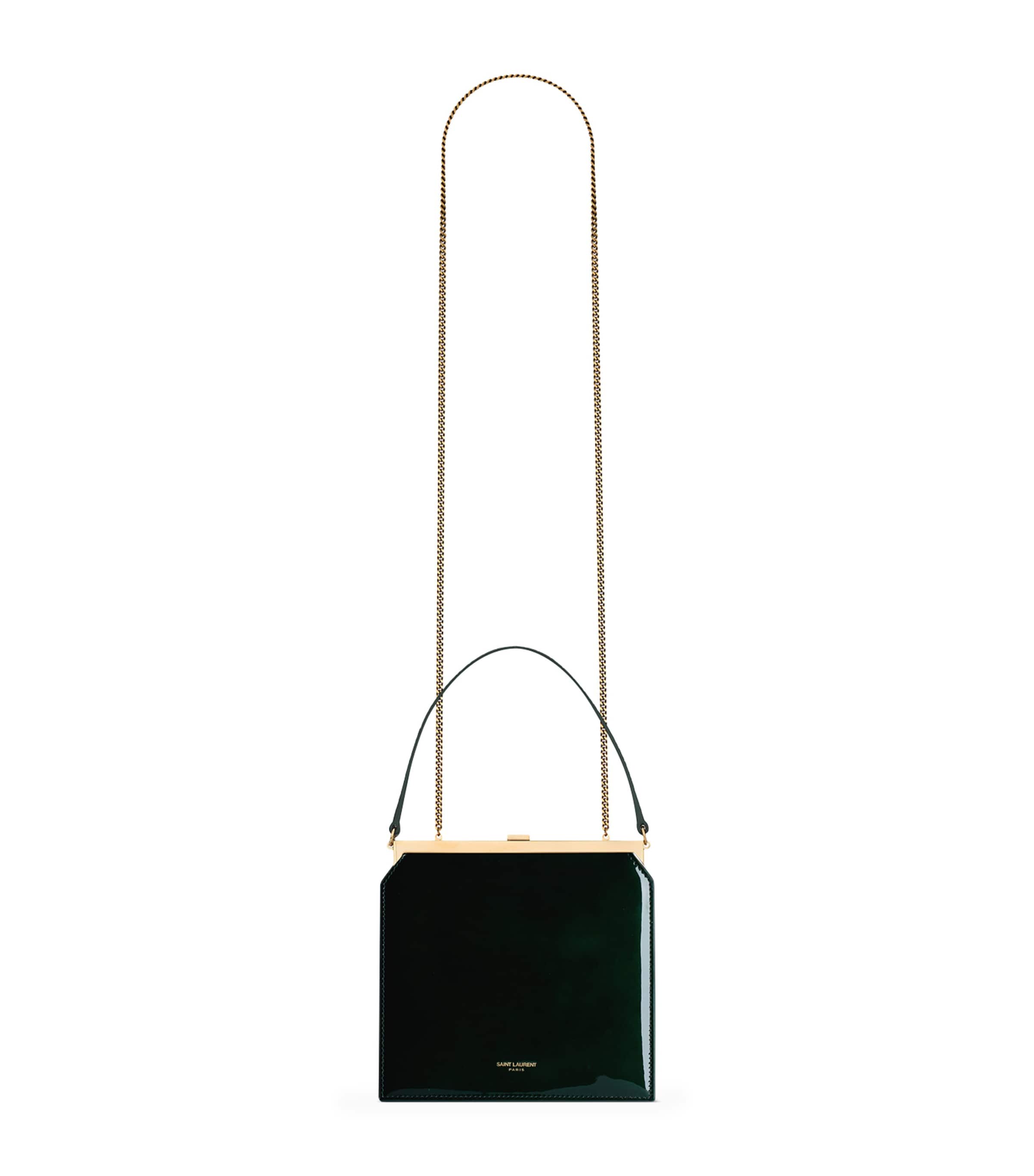 Saint Laurent Patent Leather Midnight Cross-body Bag