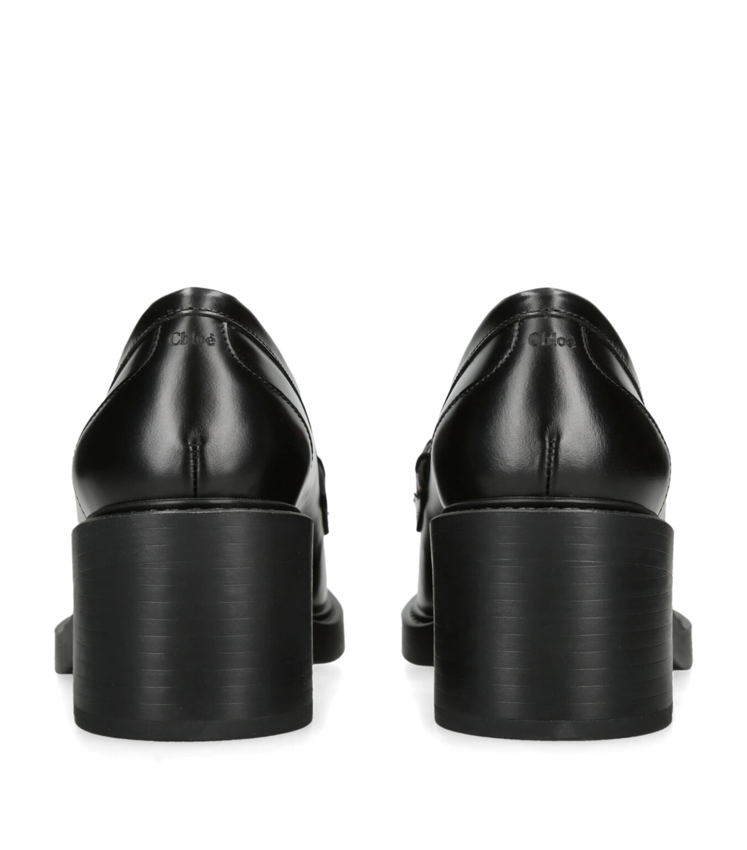 Chloé Leather Marcie Loafers 25 Black Image 2