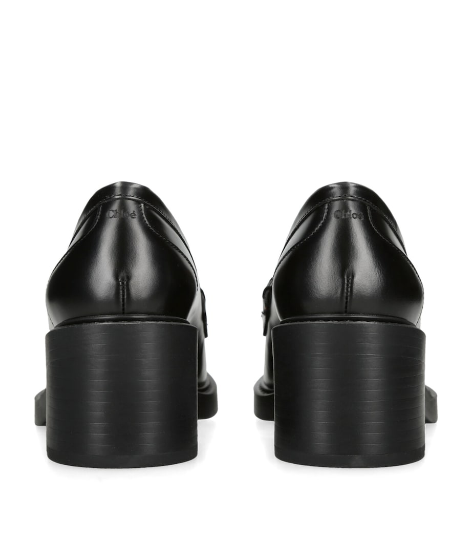 Chloé Leather Marcie Loafers 25 Black Image 2
