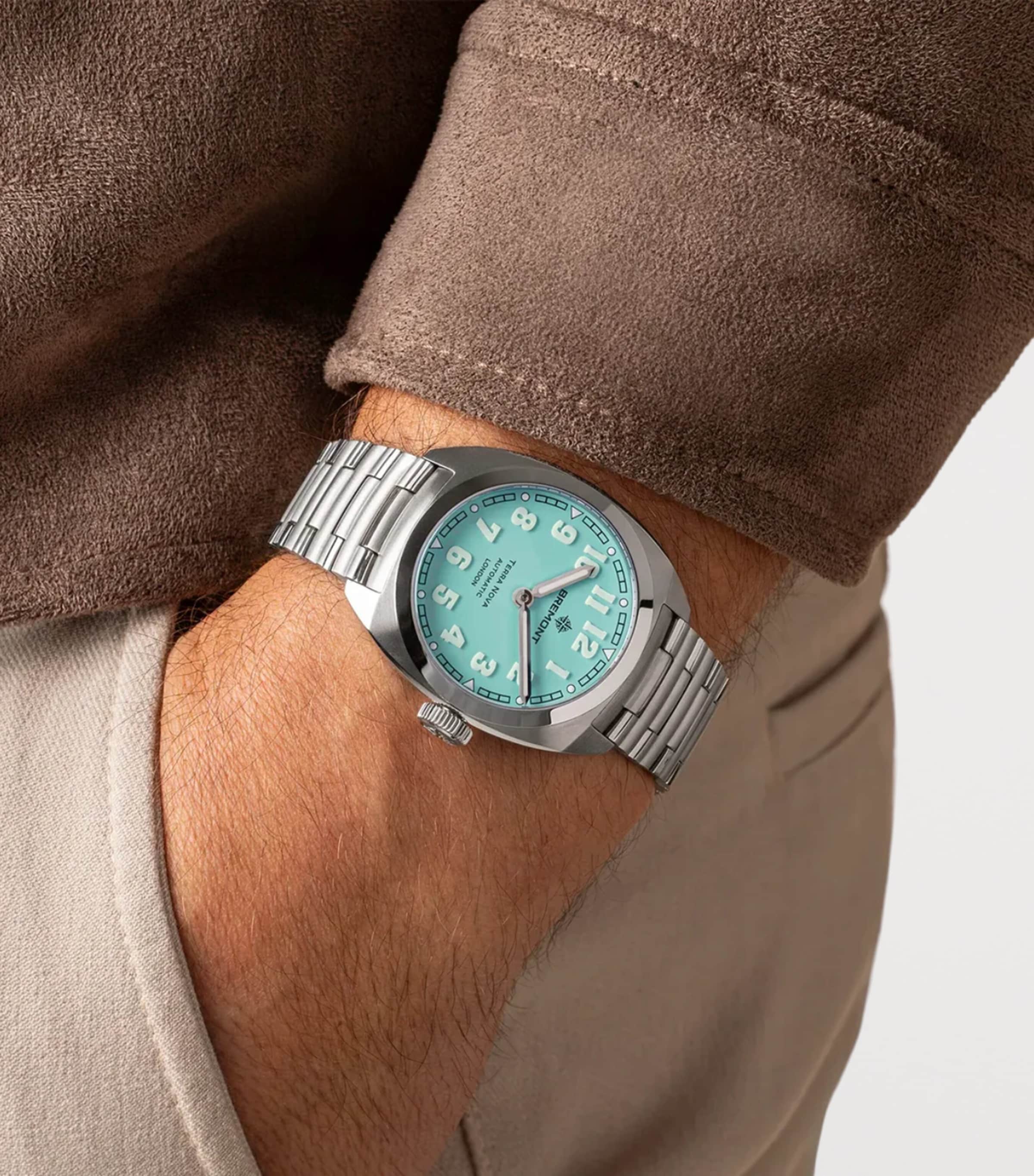 Stainless Steel Terra Nova Watch 38mm TURQUOISE Image 2