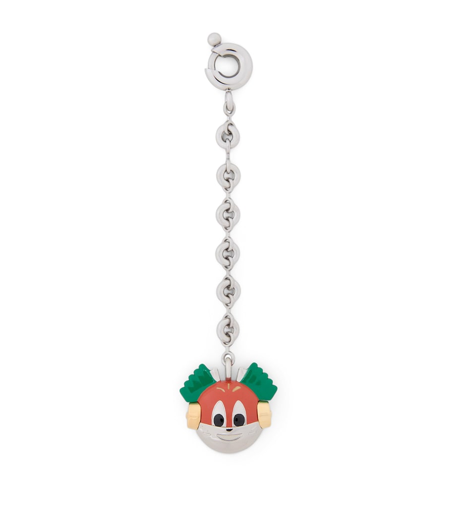 LOEWE x Louis Wain Metal Robot Keychain Silver/multicolor Image 1