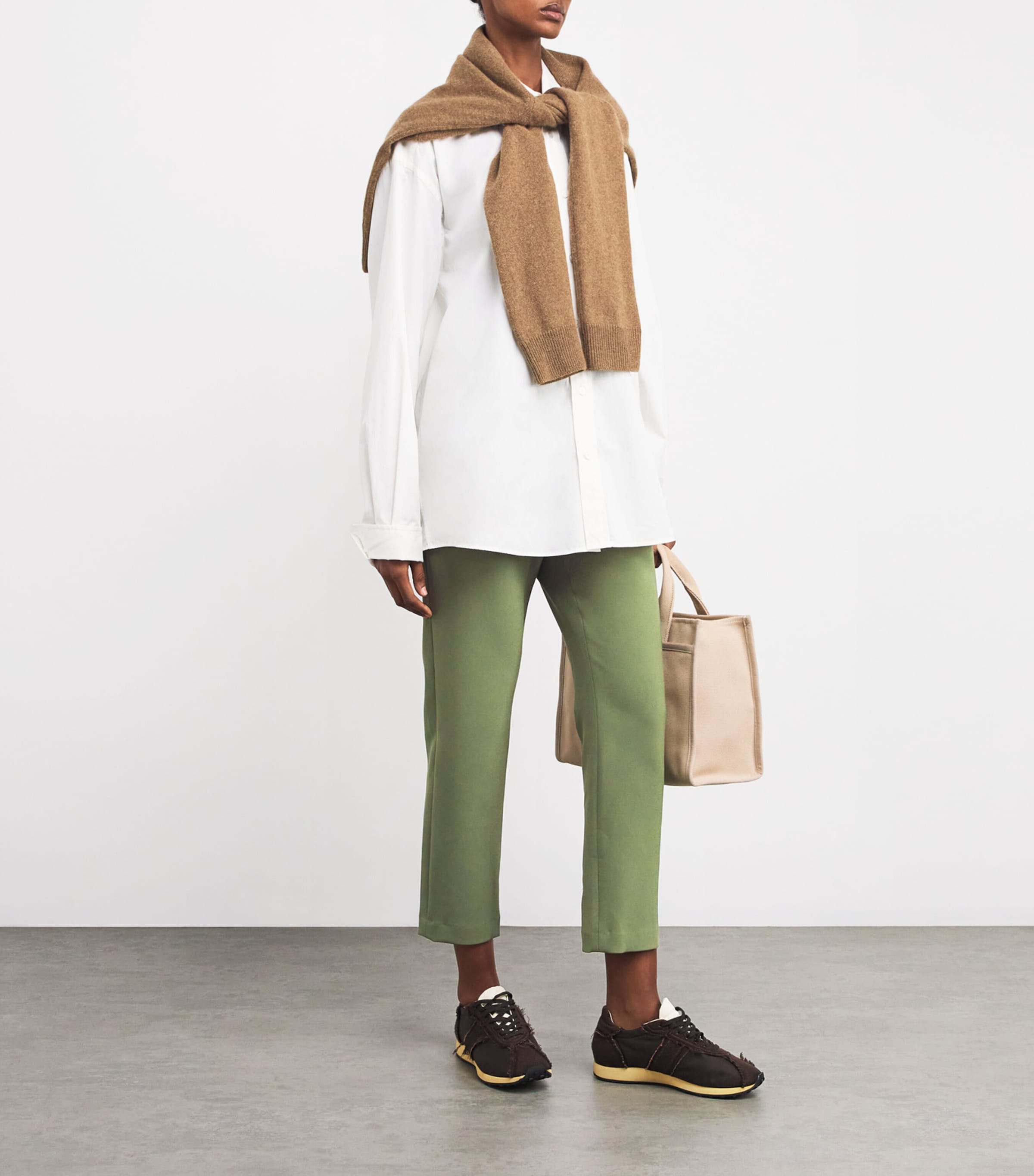 Renzo Tailored Trousers STONE ARMY Image 2