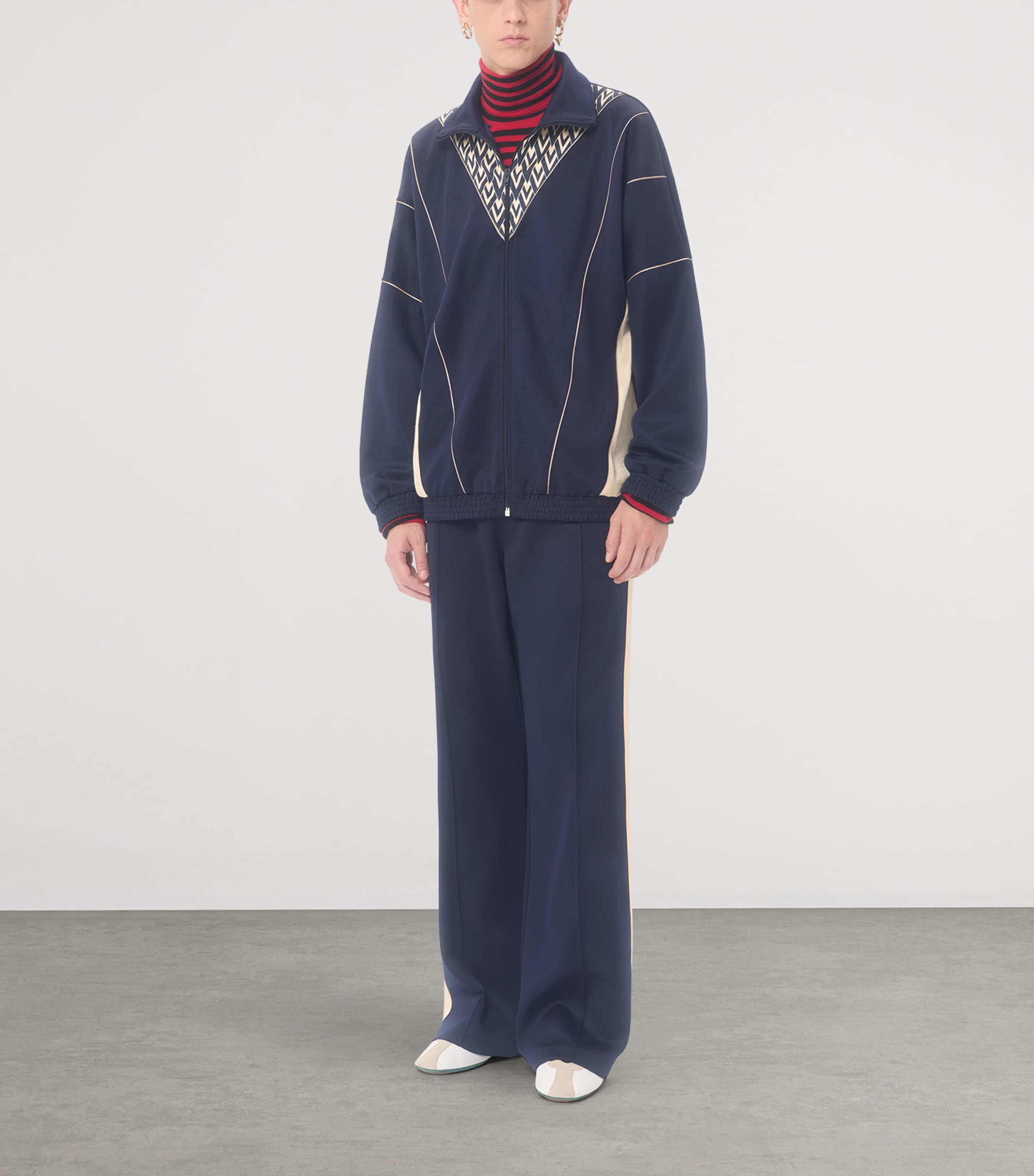 Jersey Wide-Leg Sweatpants BLB Image 5