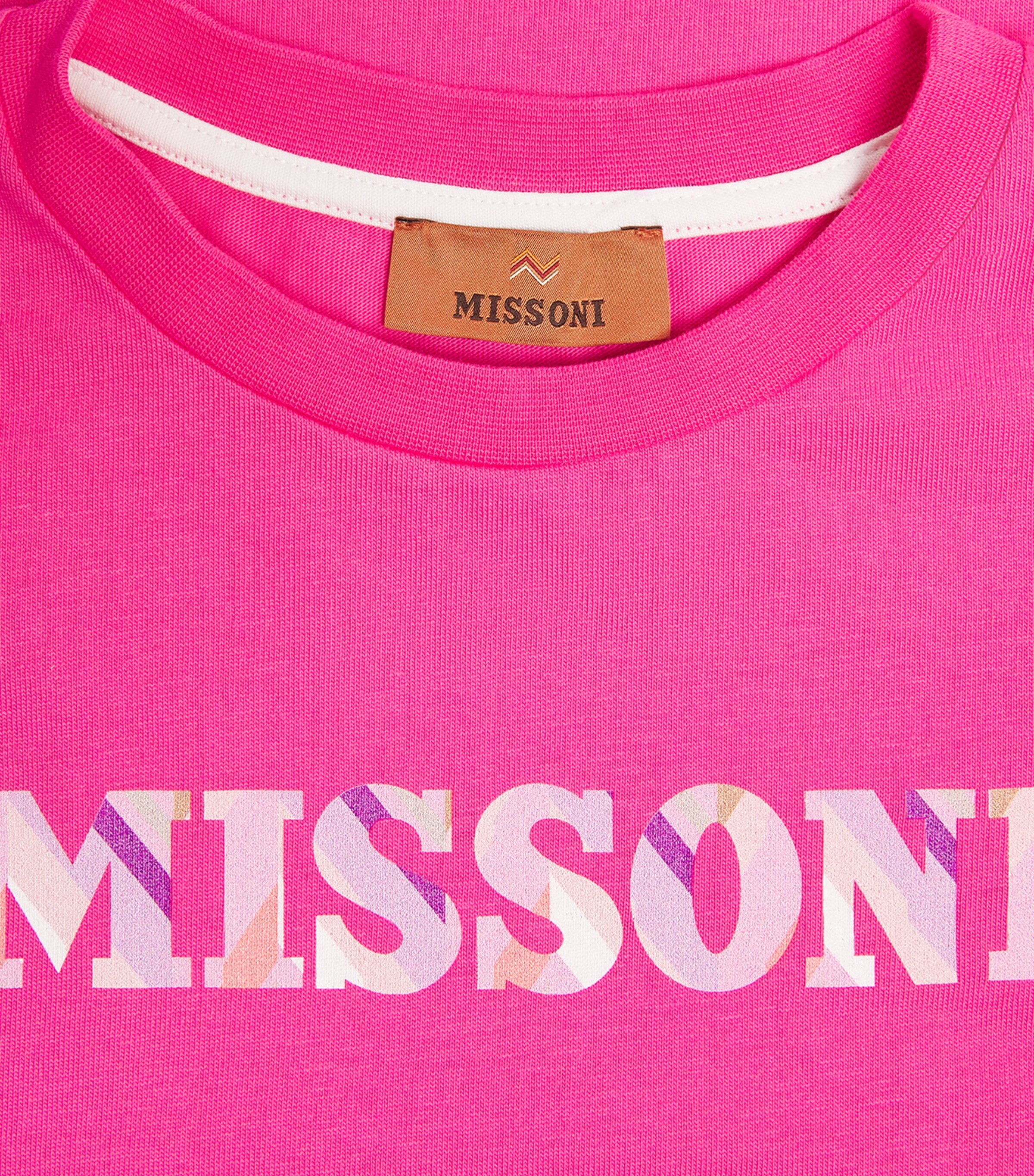 Missoni Kids Cotton Logo T-Shirt (4-14 Years) Image 3