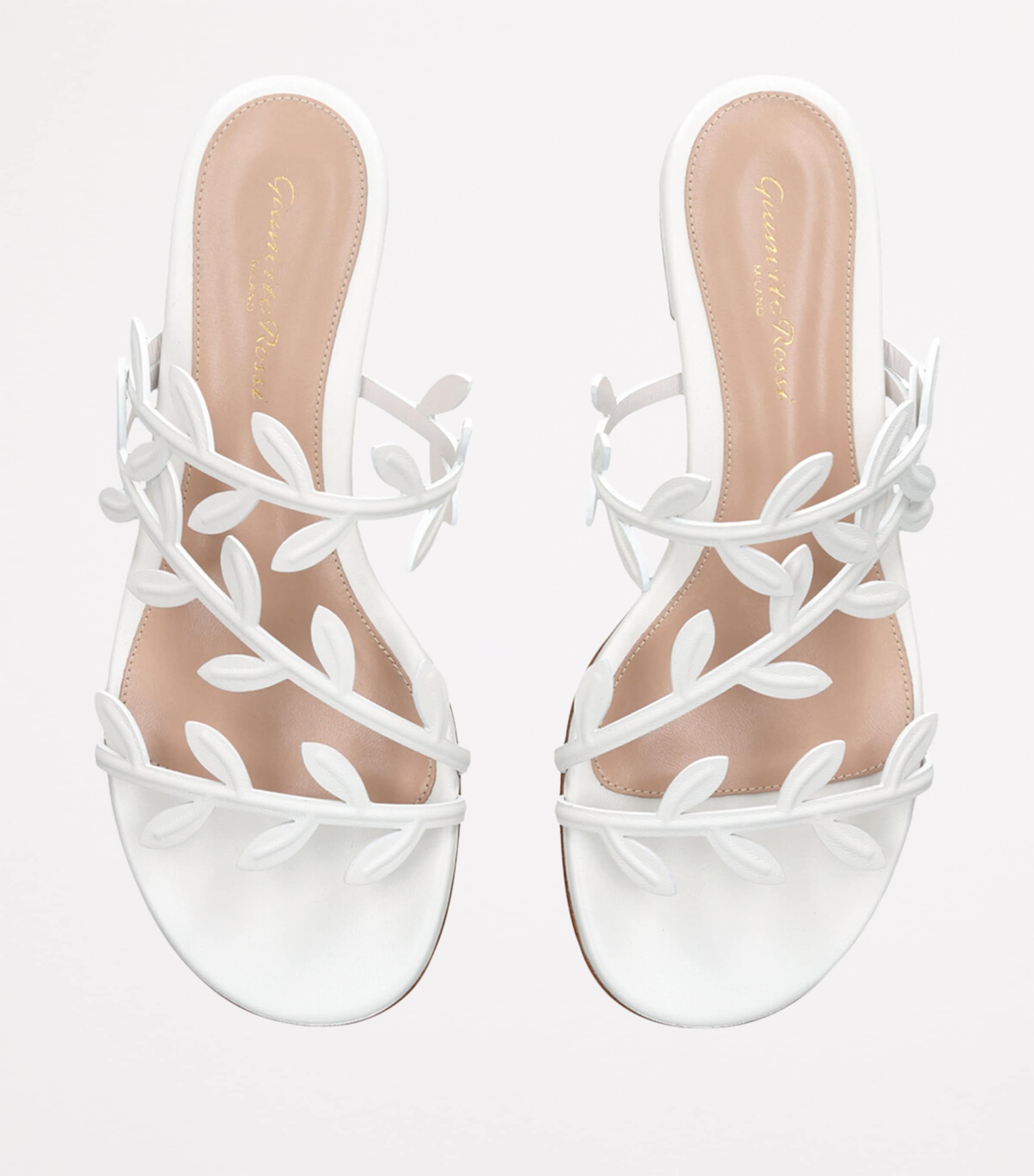 Laurel-Detail Flavia Sandals WHITE Image 4