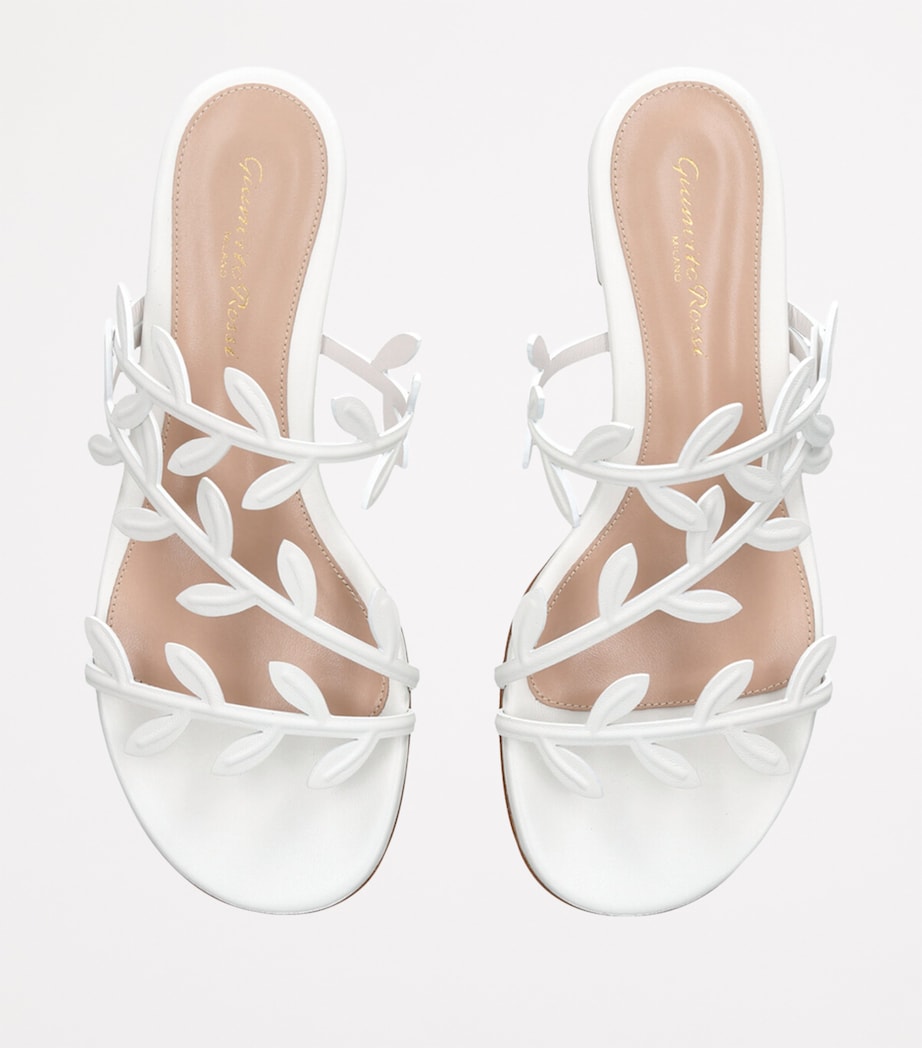 Laurel-Detail Flavia Sandals WHITE Image 4