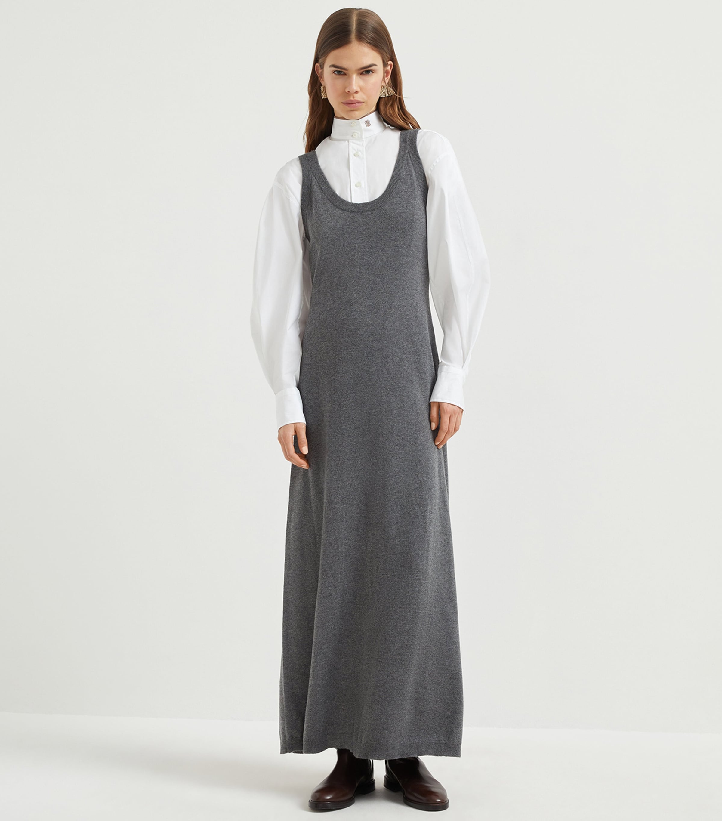 Cashmere Maxi Dress C079 Image 3