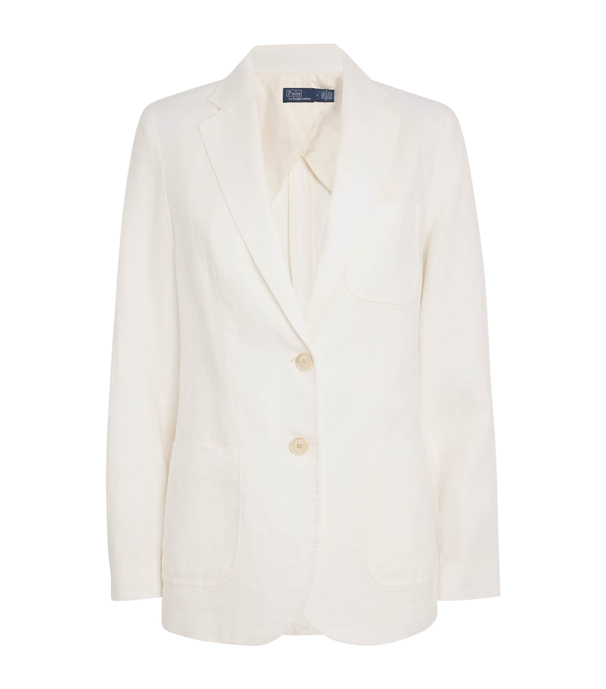 Polo Ralph Lauren Cotton Blazer In White