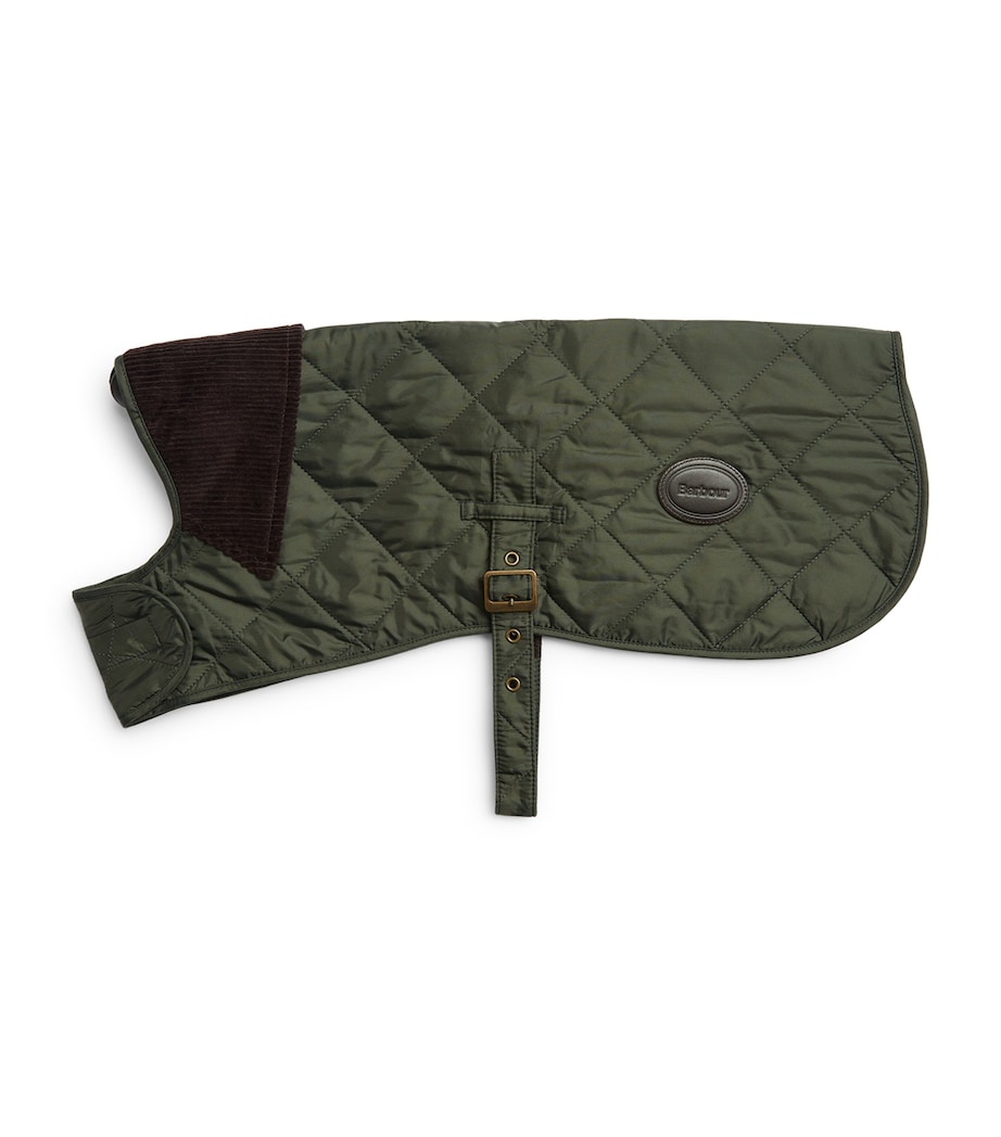 Barbour Quilted Dog Coat Olive Image 1