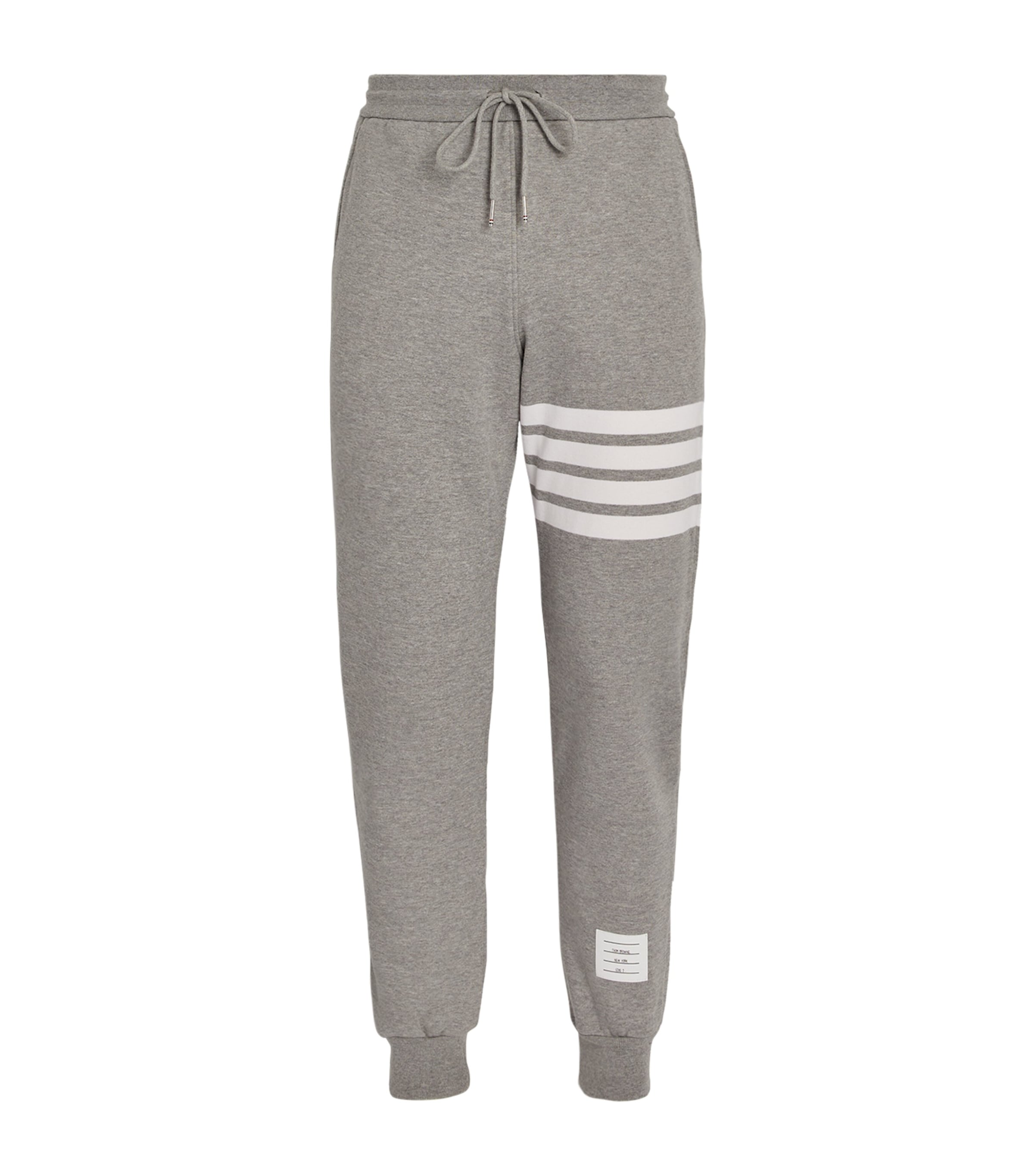 Thom Browne Four-stripe Sweatpants In Grey