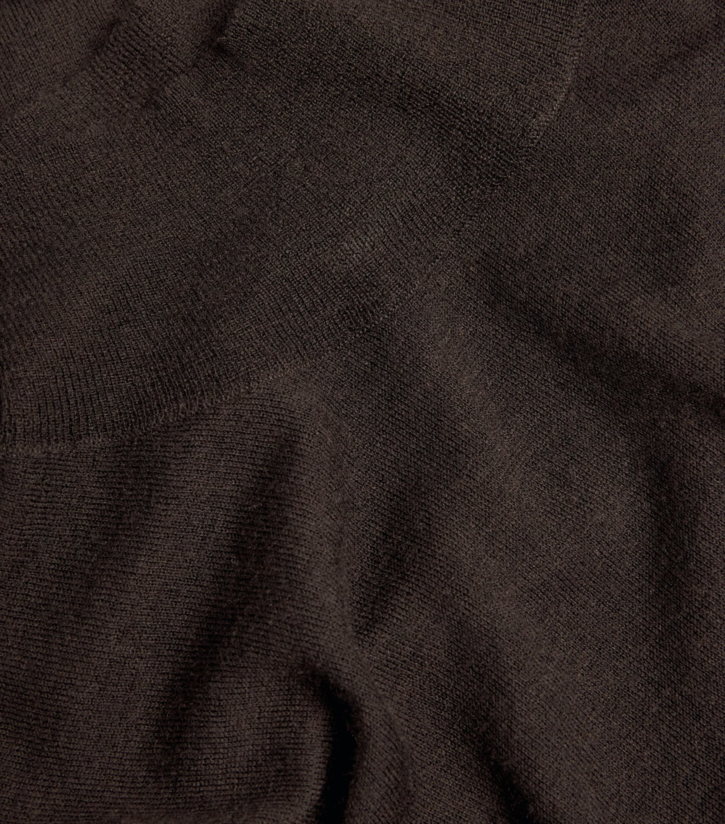 Cashmere High-Neck Sweater COCOA Image 5